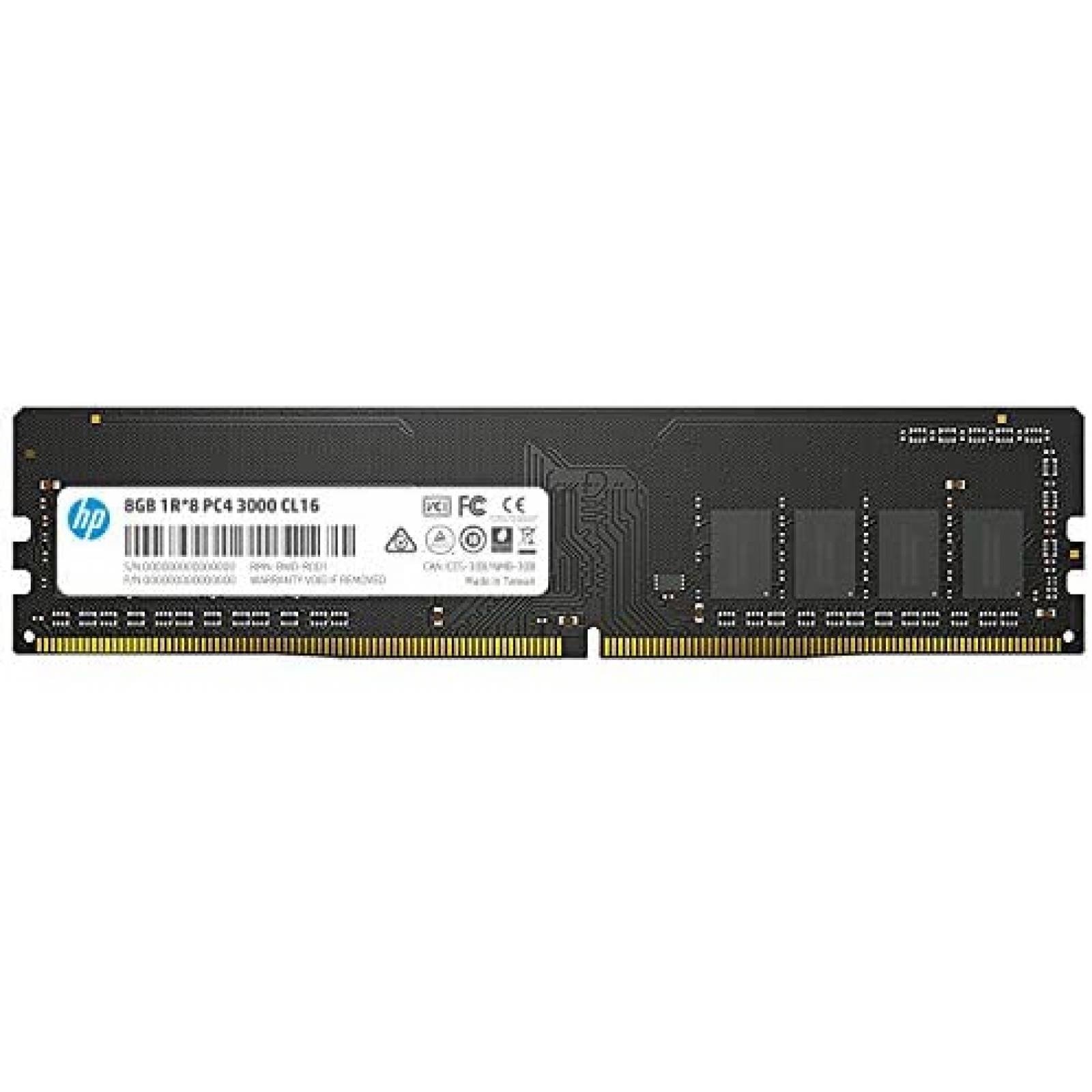 Memoria de escritorio HP 18X13AAABC V2 8GB DDR4 3000MHz