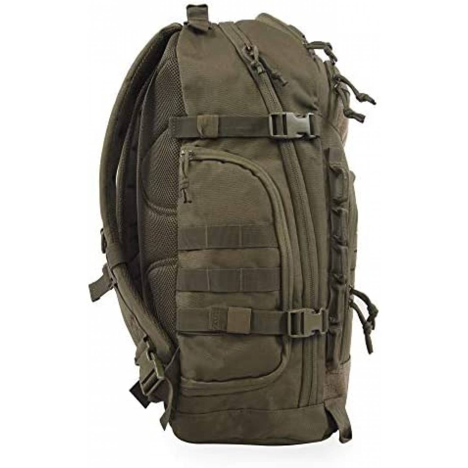 Mochila Tactica HIGHLAND TACTICAL Foxtrot Espaciosa -Verde