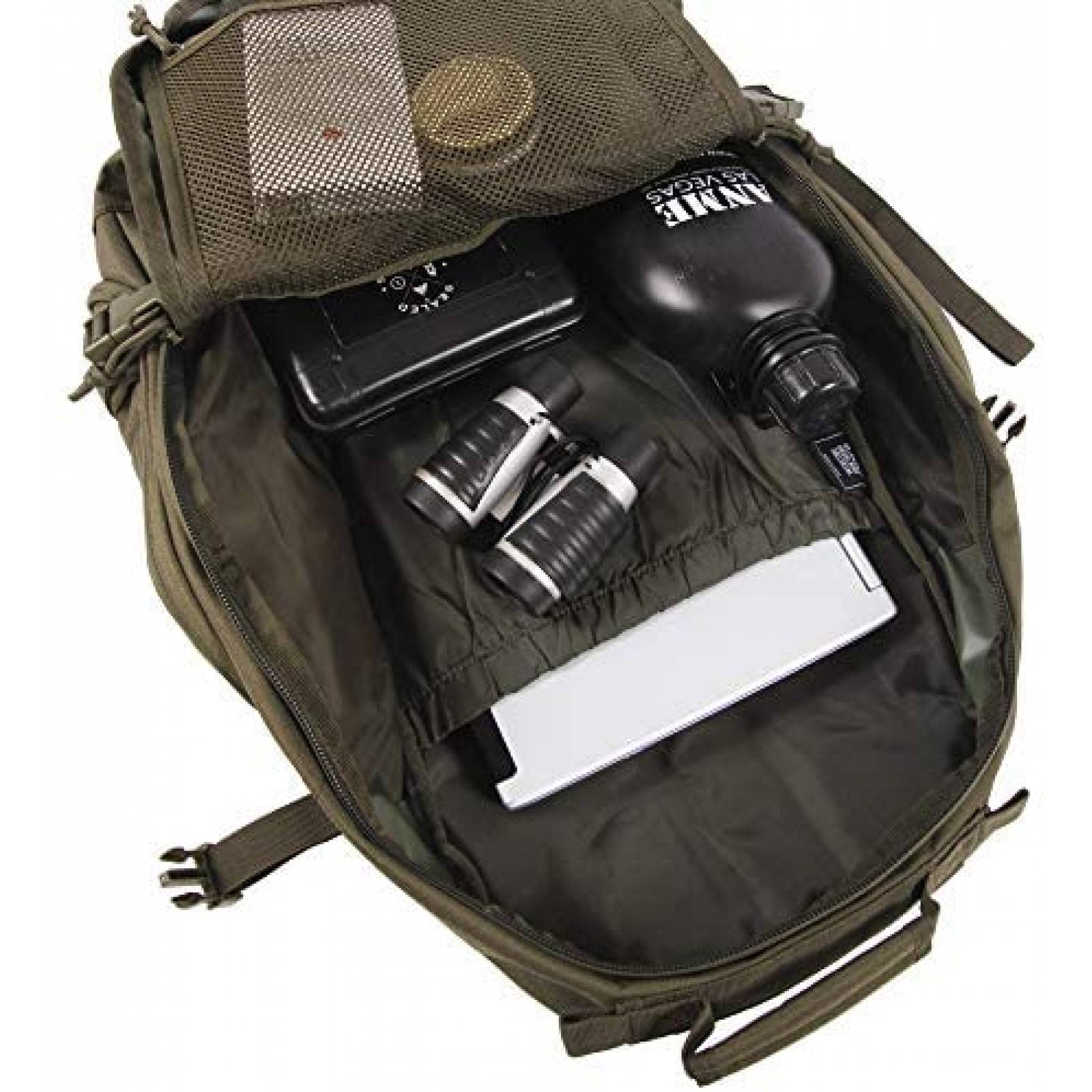 Mochila Tactica HIGHLAND TACTICAL Foxtrot Espaciosa -Verde