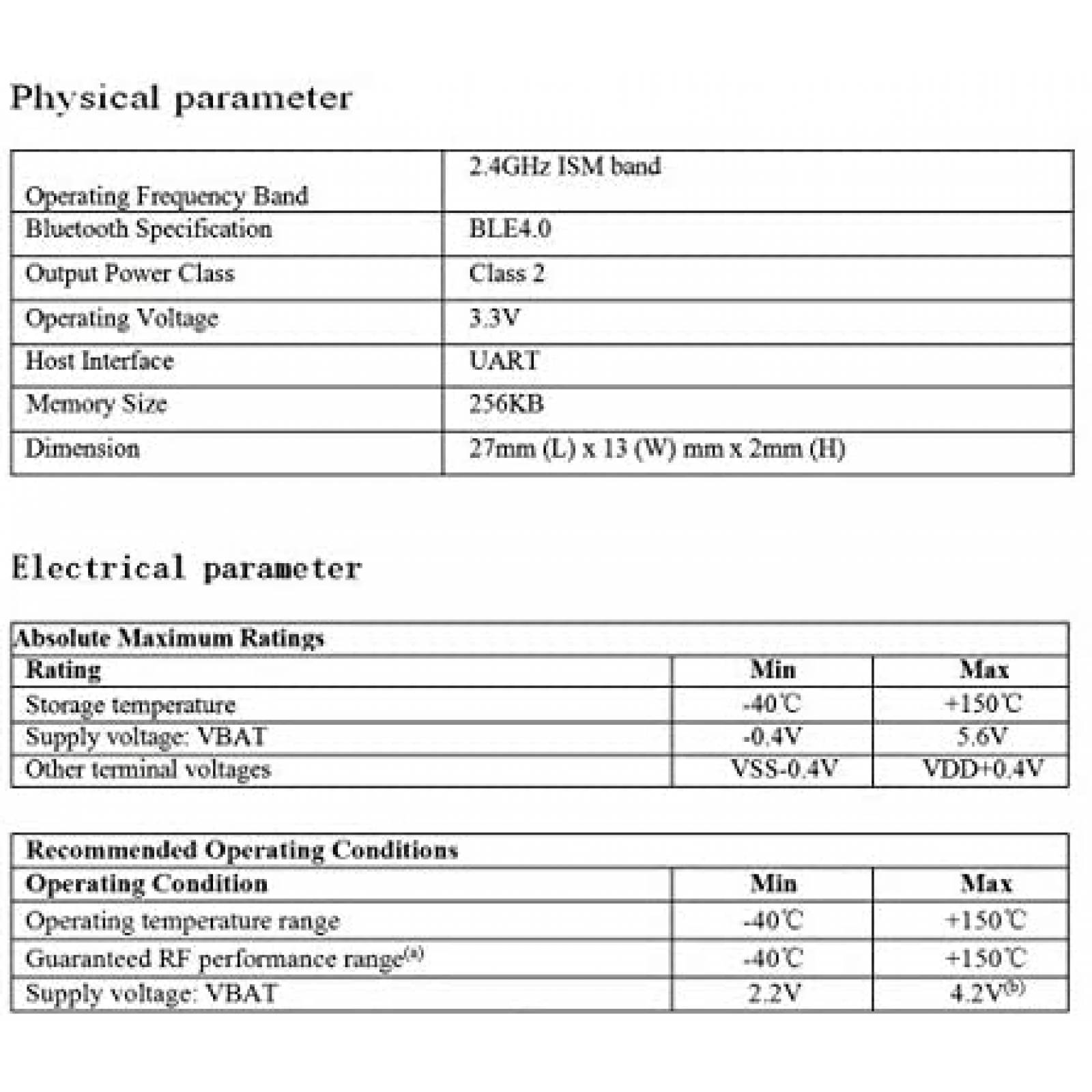 Modulo Bluetooth HiLetgo 2pzs Compatible HM-10 serie BLE 4.0
