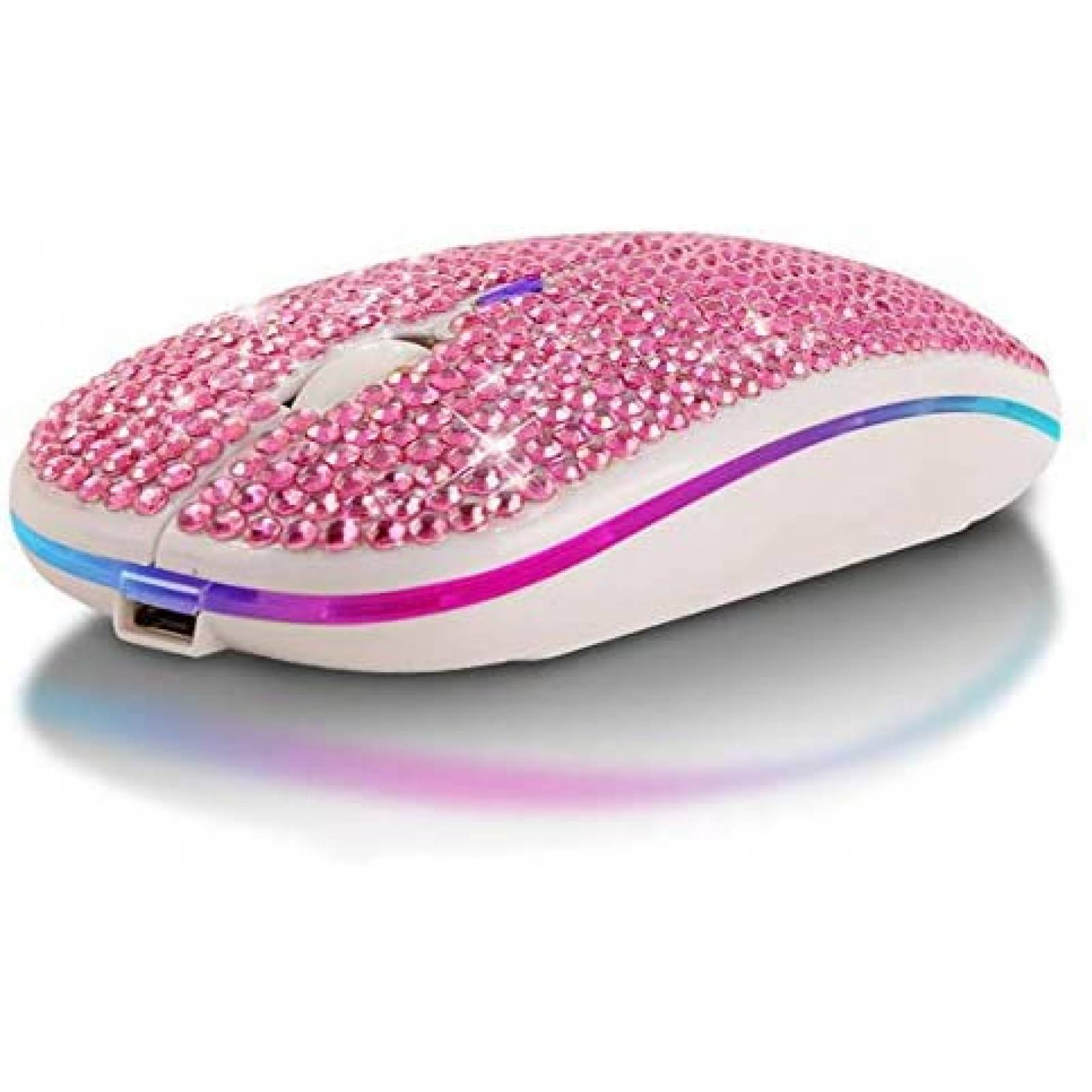 Mouse Attoe Bling Dazzling Bluetooth inalambrico -Rosa