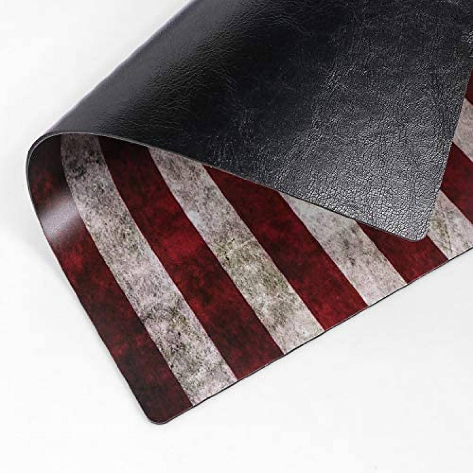 MousePad ROLEES Bandera USA HD Rectangular Escritorio -Rojo