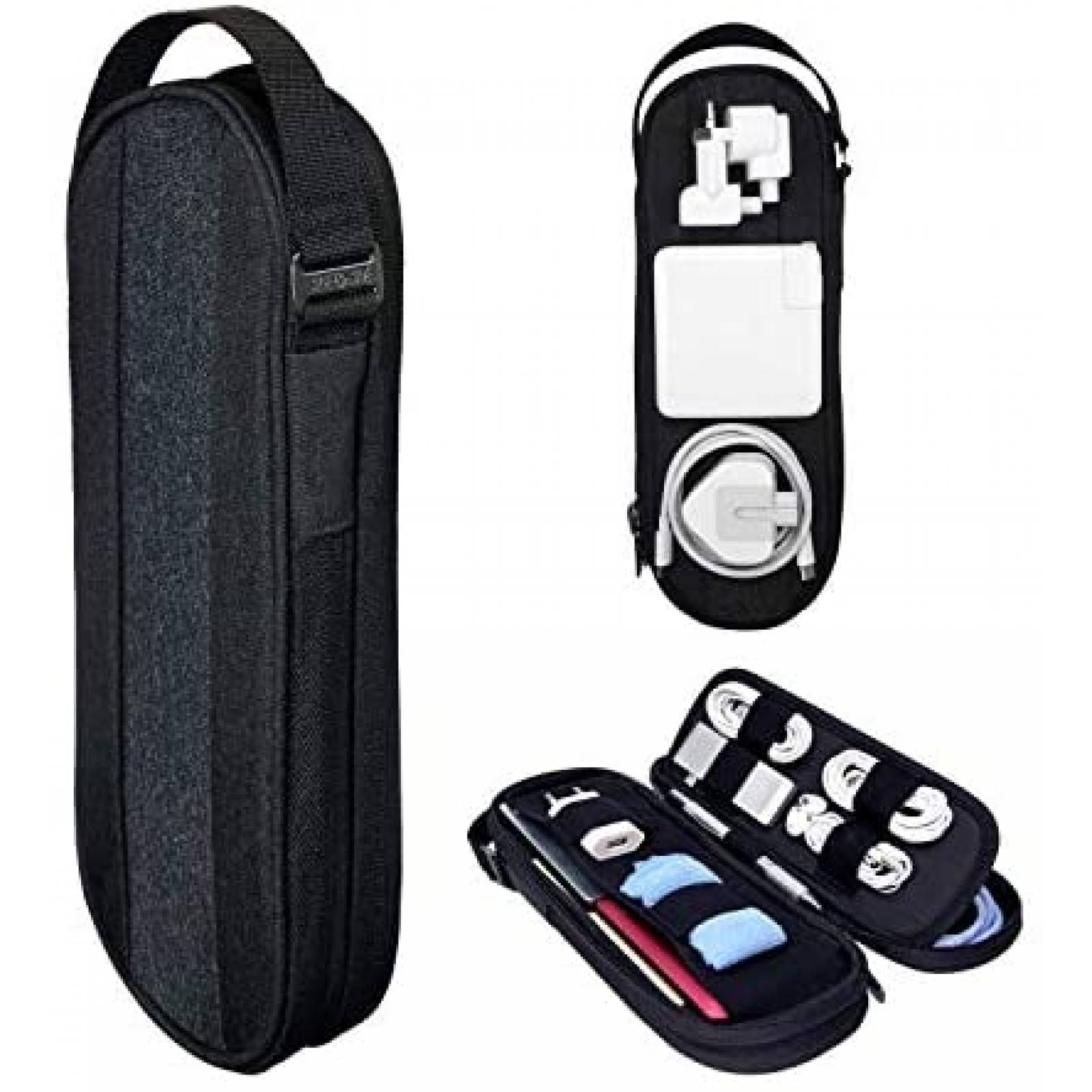 Organizador Side by Side Para Accesorios Tecnologia -Negro