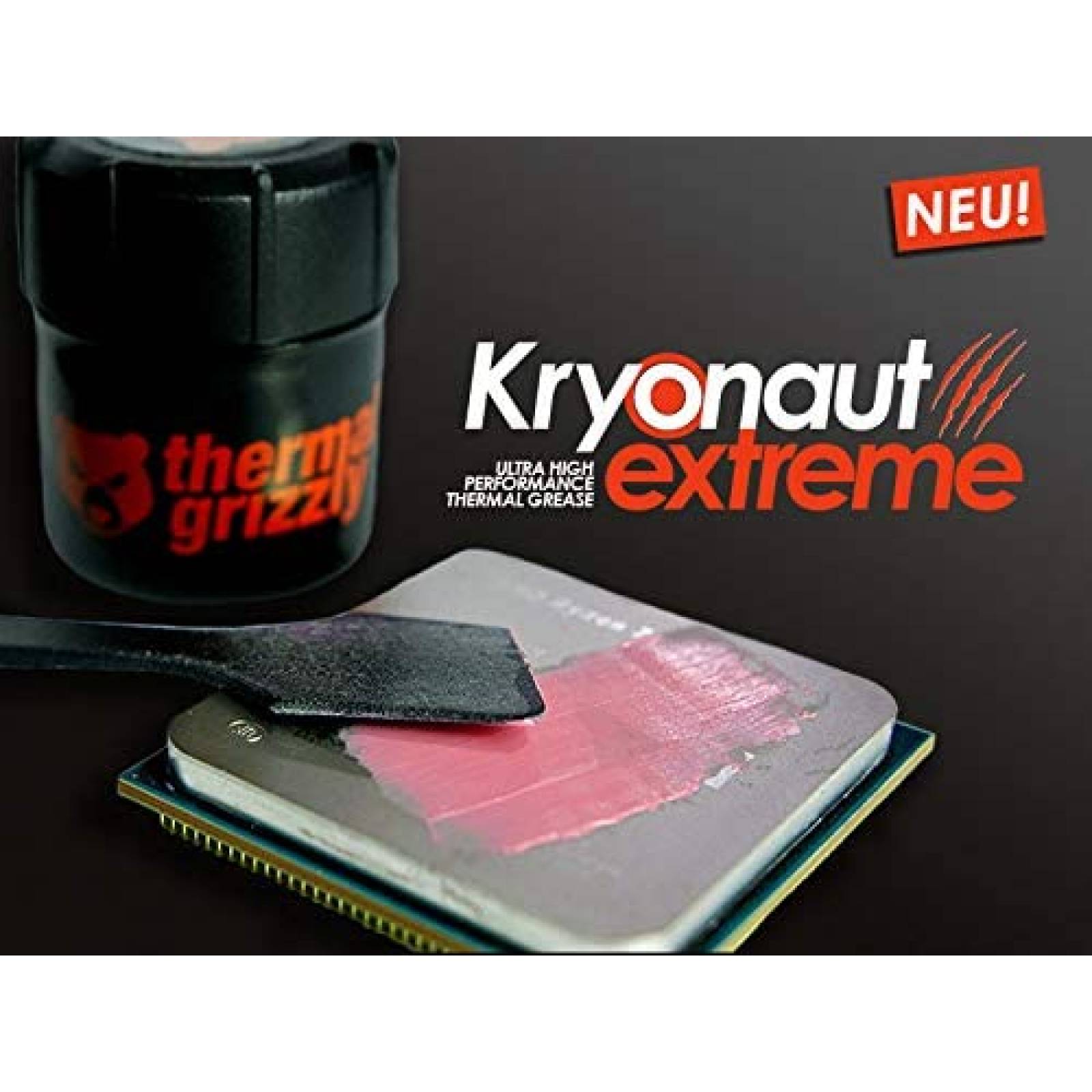 Pasta termica Grizzly Kryonaut Para enfriar -Negro