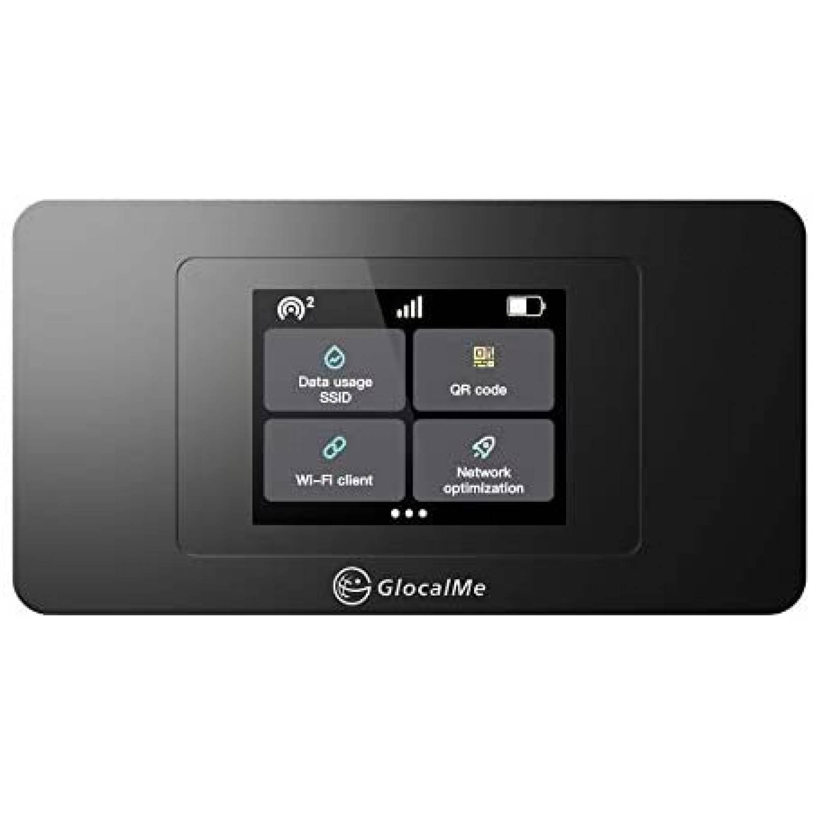Router Movil GlocalMe DuoTurbo 4G LTE 8GB/1GB Global -Negro