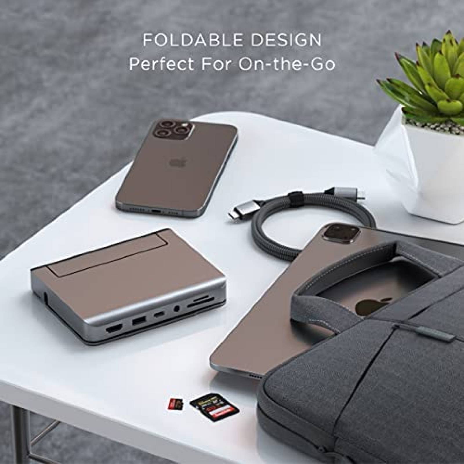 Soporte Tablet Satechi ST-TCSHIPM USB C Compatible -Negro