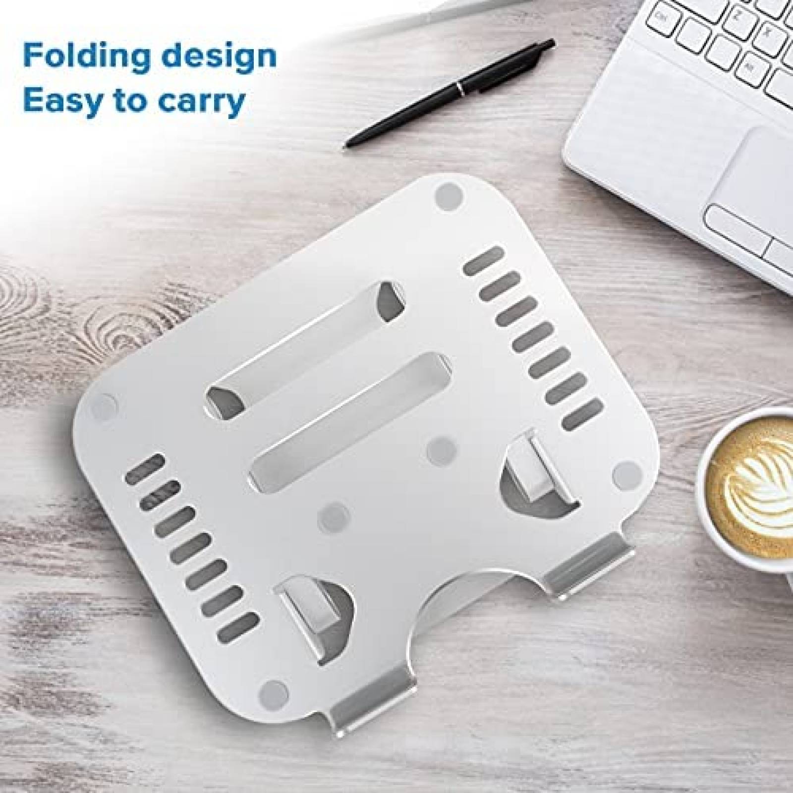 Soporte WONNIE Para Laptop 10-17'' Ergonomico -Plateado