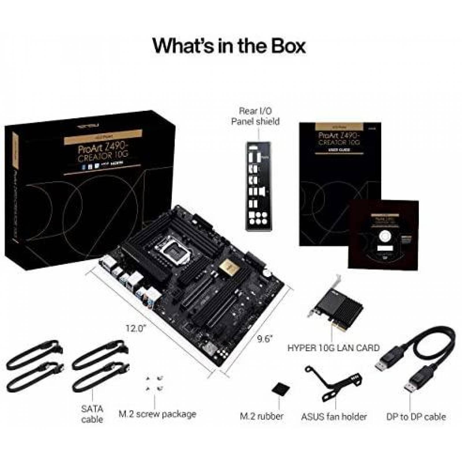 Tarjeta Madre ASUS ProArt Z490-CREATOR 10G 2.5G 4700 MHz