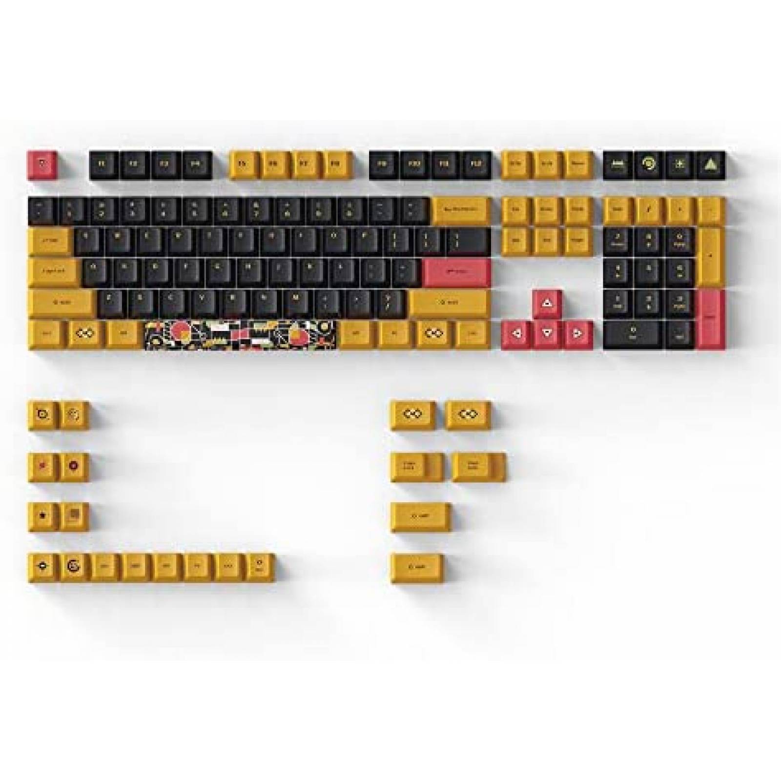Teclas para Teclado Mecanico DAGK Memphis 128 Pzs -Negro