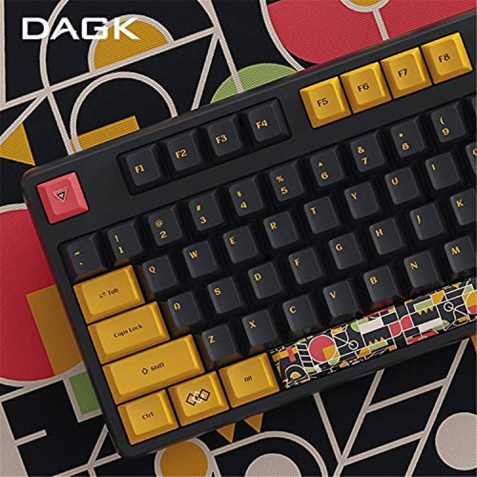 Teclas para Teclado Mecanico DAGK Memphis 128 Pzs -Negro