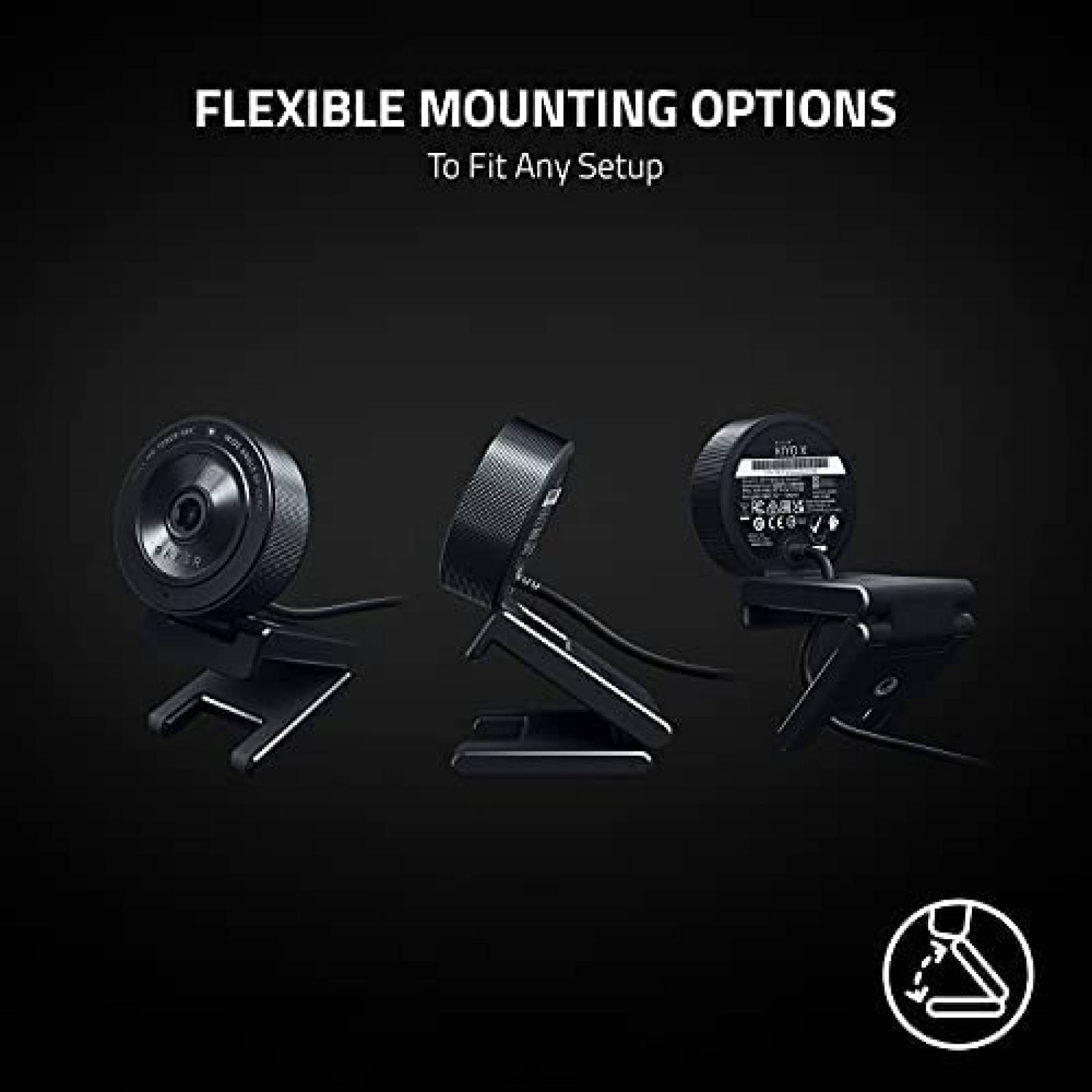 WebCam Razer Kiyo X 1080p 30fps Enfoque Automatico