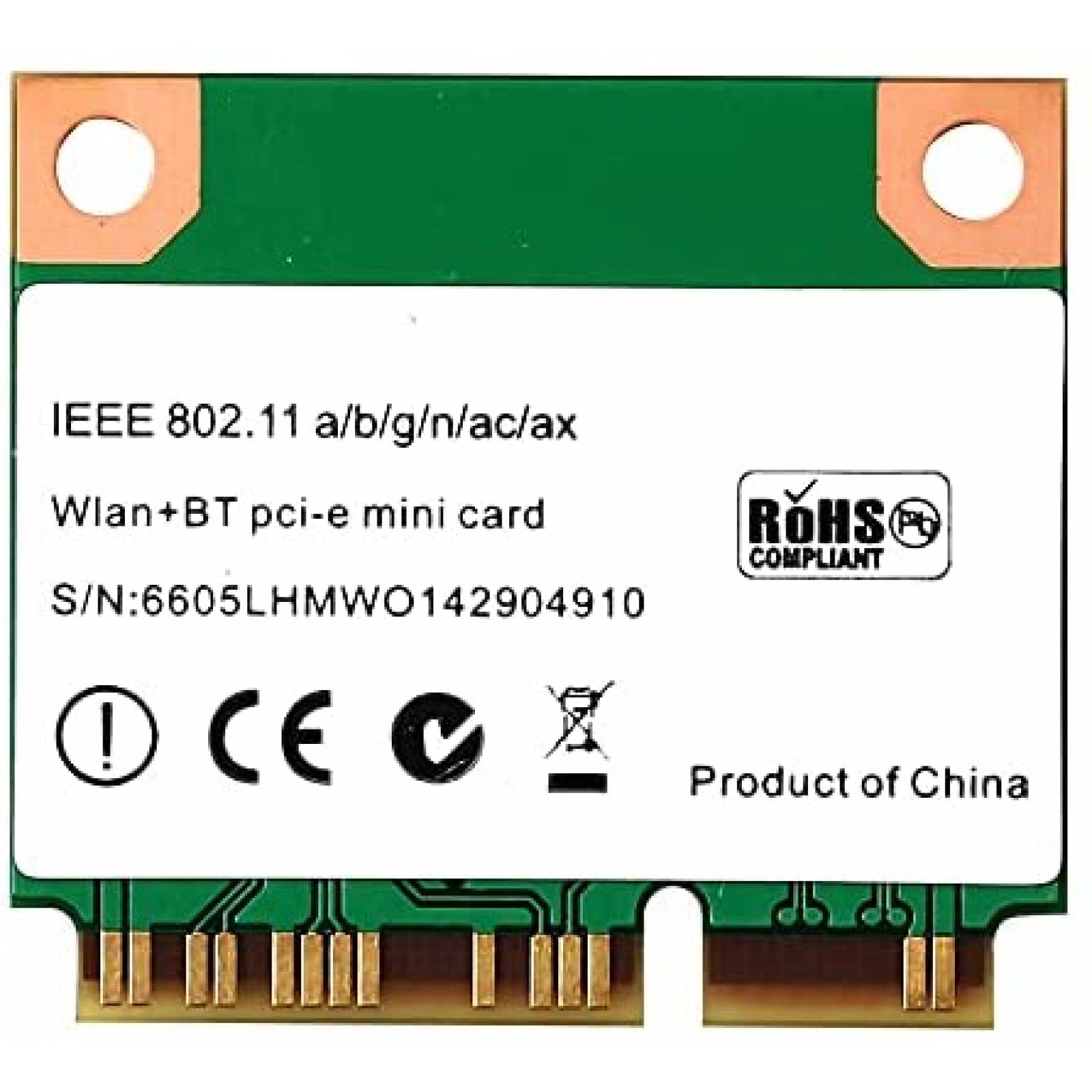 Tarjeta Wifi REKONG MPE AX3000H 6 Doble Banda Para Mini PC