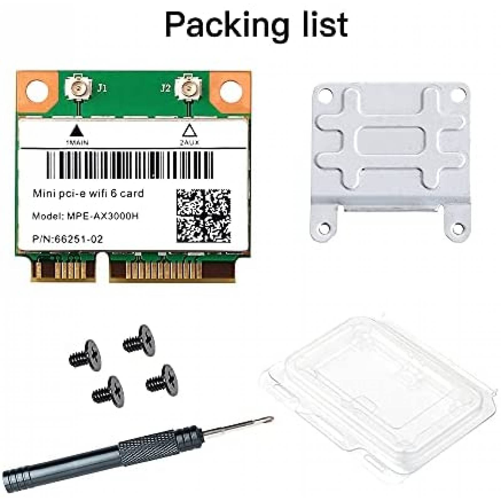 Tarjeta Wifi REKONG MPE AX3000H 6 Doble Banda Para Mini PC