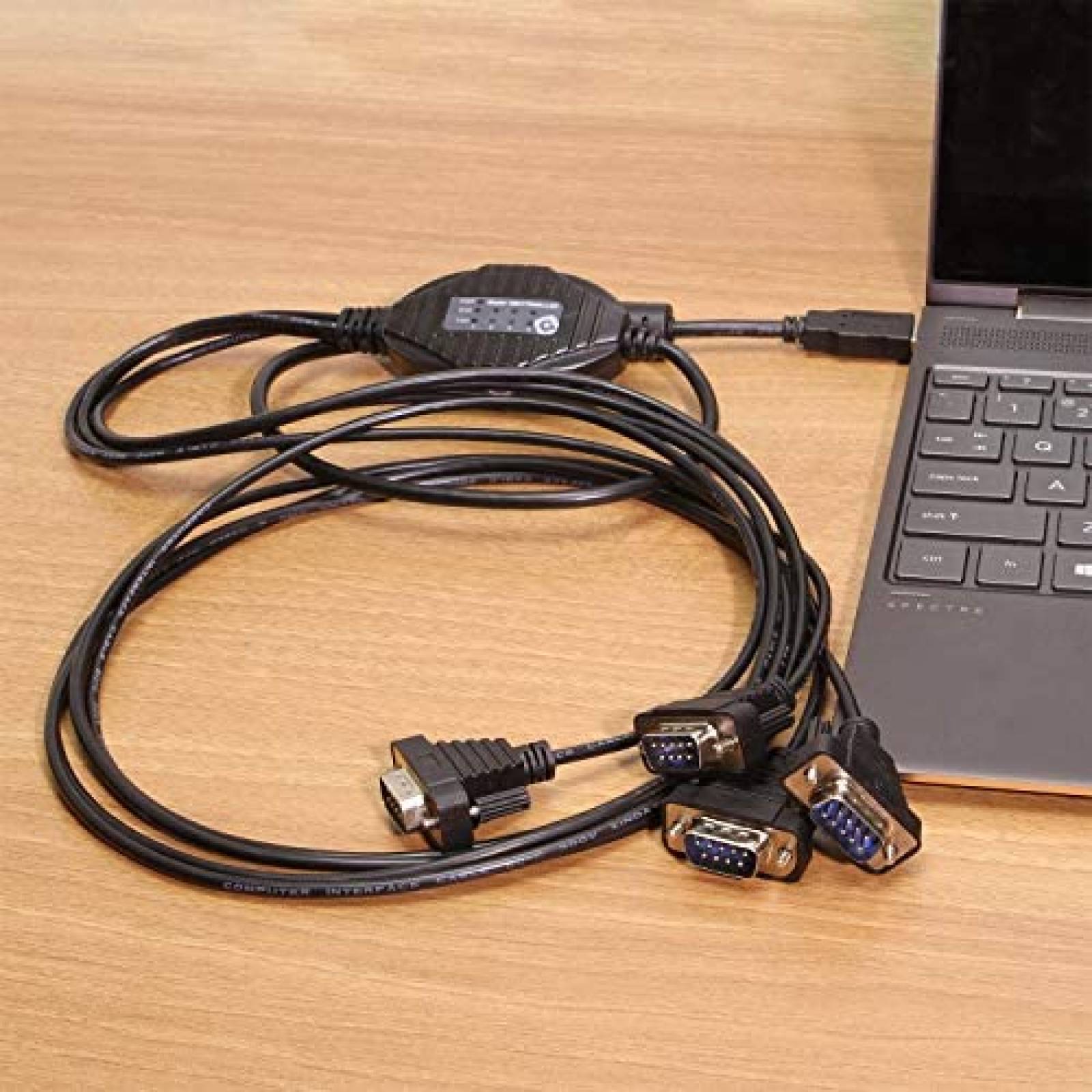 Adaptador Gearmo GM FTDI4X LED 4 puertos RS232 a USB FTDI