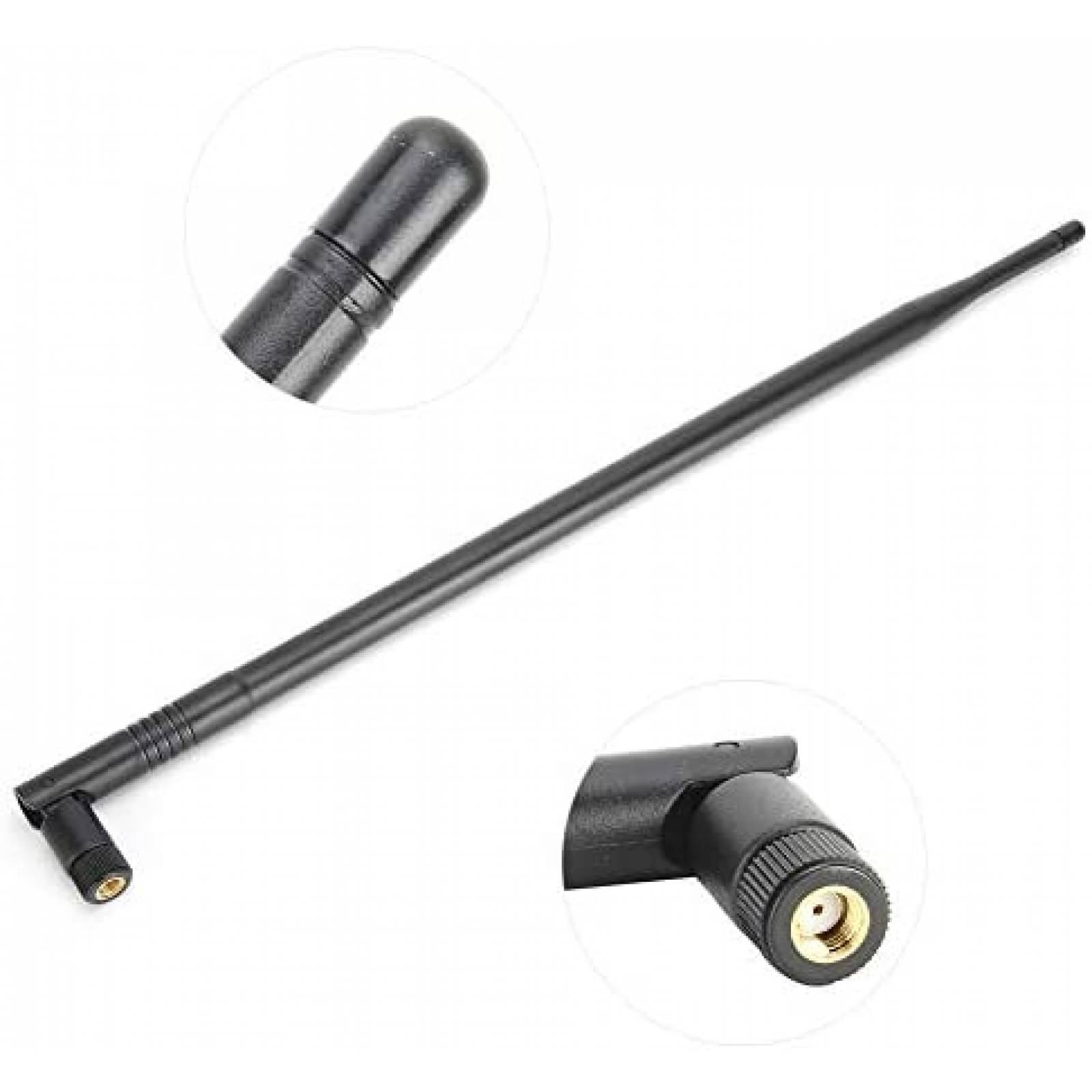 Antena WiFi Dilwe1 12DBI de largo alcance banda dual 2.4G/5G