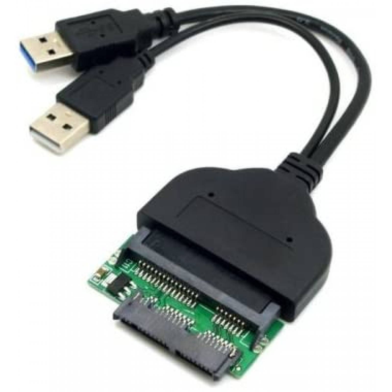 Cable SATA Cablecc SATA a Micro SATA de 1.8'' -Negro