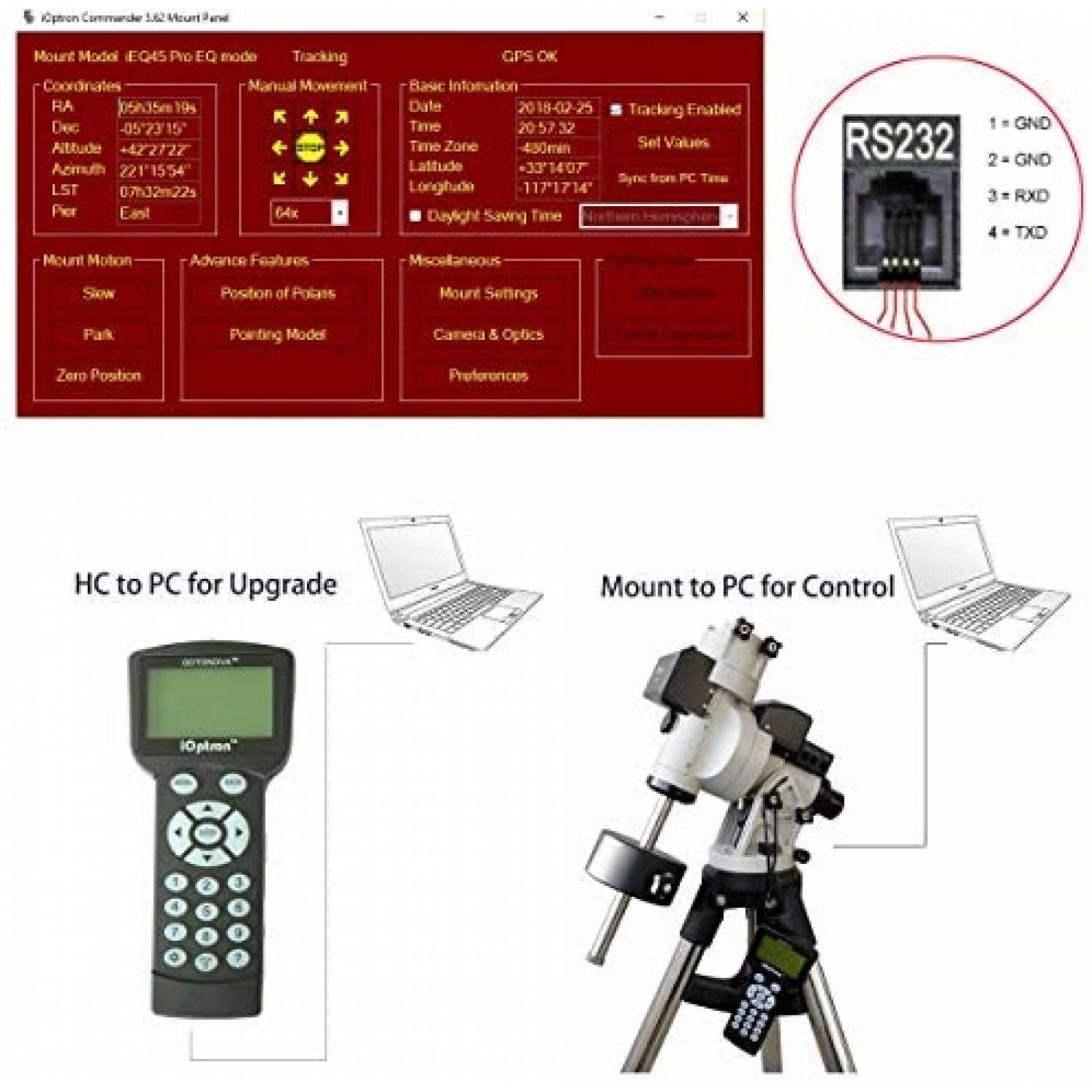 Cable Telescope Green-utech Comaptible USB DB9-RS232 -Negro