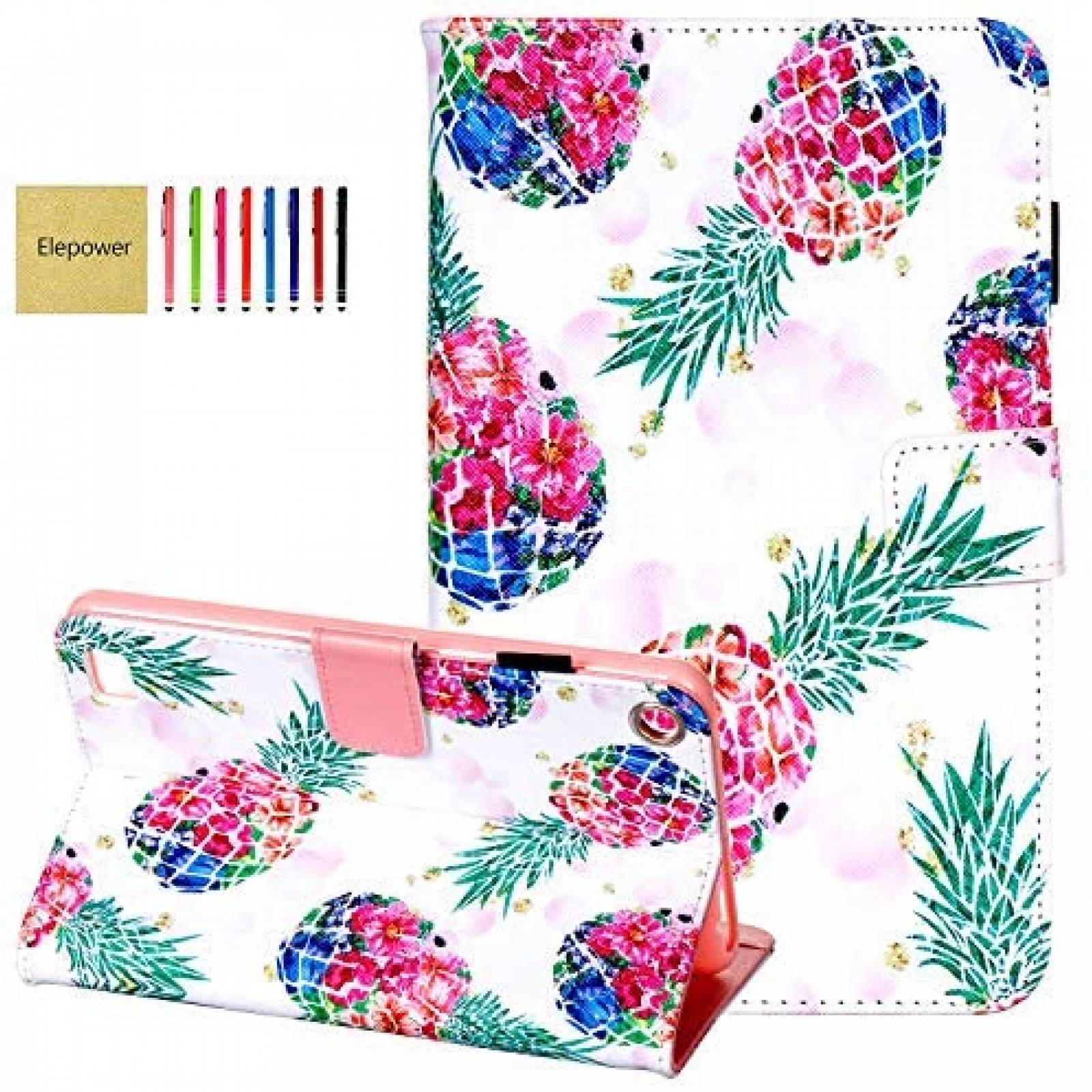 Funda Elepower Para Amazon Tablet Fire 7 Piñas -Blanco