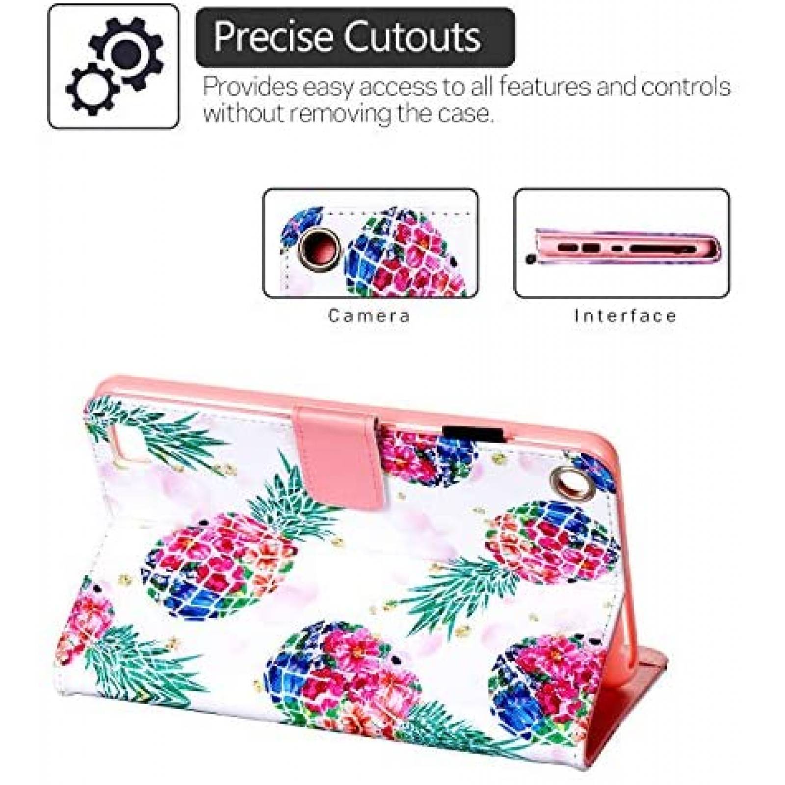 Funda Elepower Para Amazon Tablet Fire 7 Piñas -Blanco