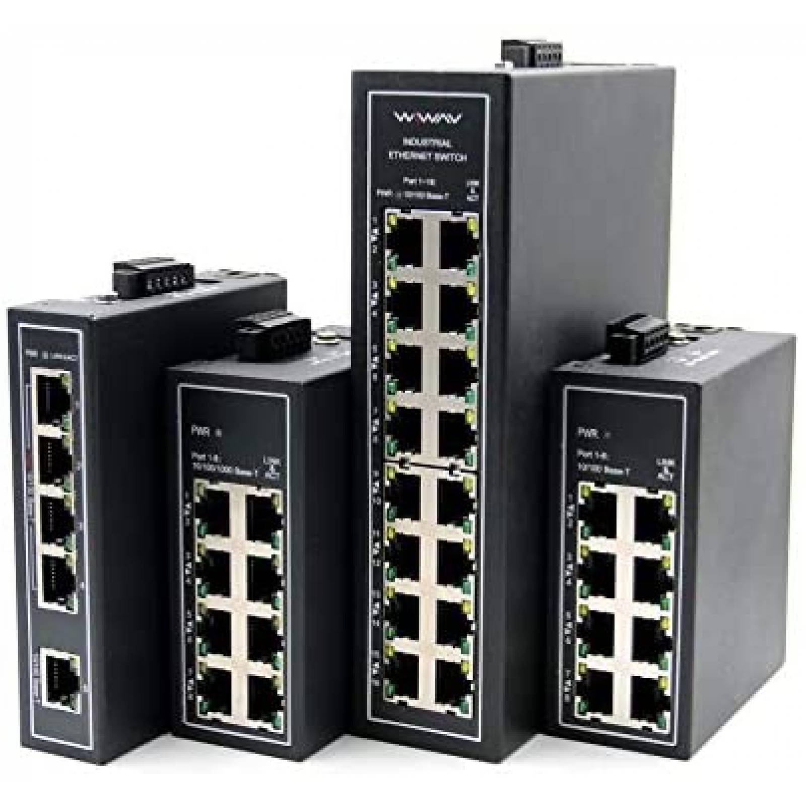 Switch Ethernet WIWAV WDH-5ET-POE Industrial 5 puertos