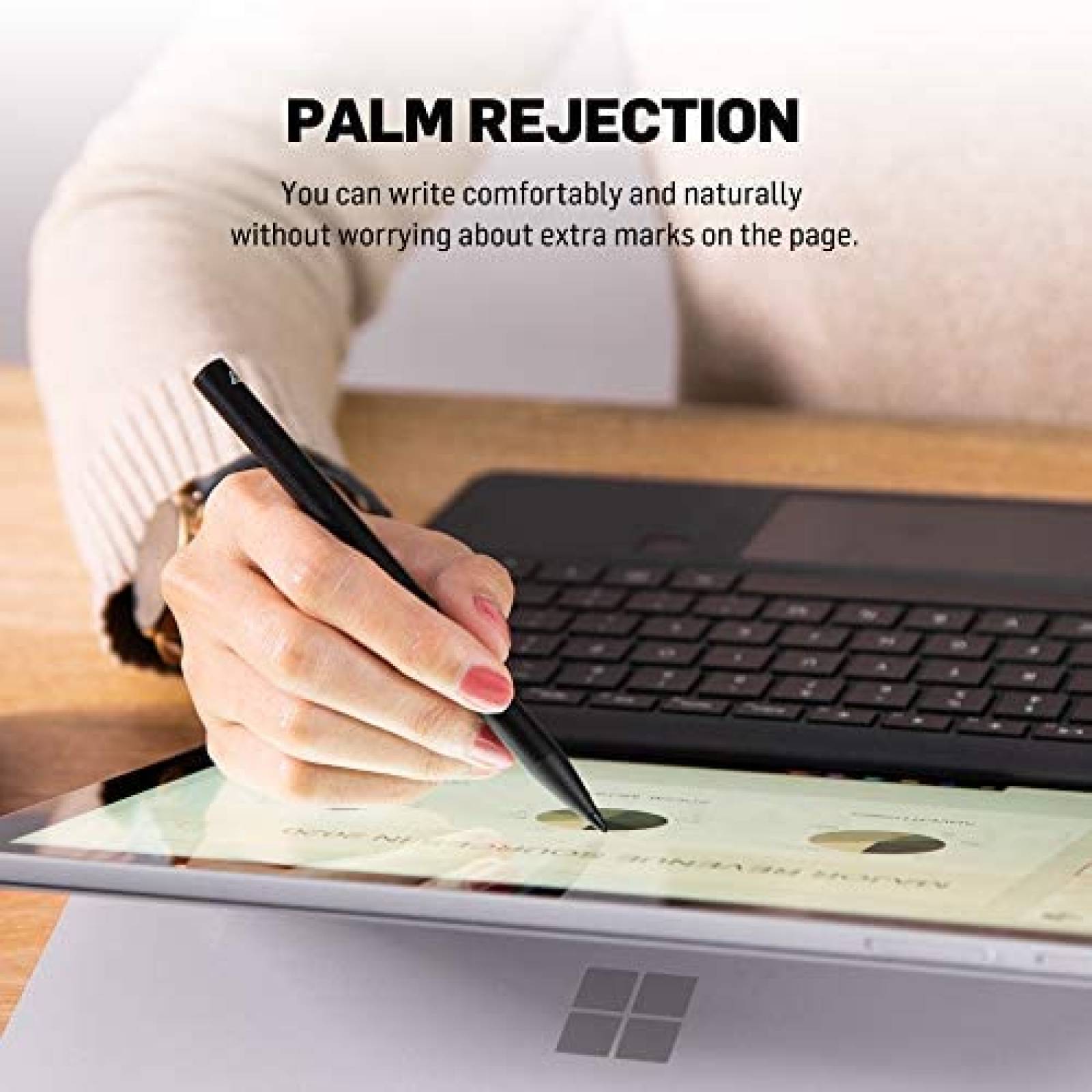 Stylus Adonit Ink-U VC con 4096 niveles de presion -Negro