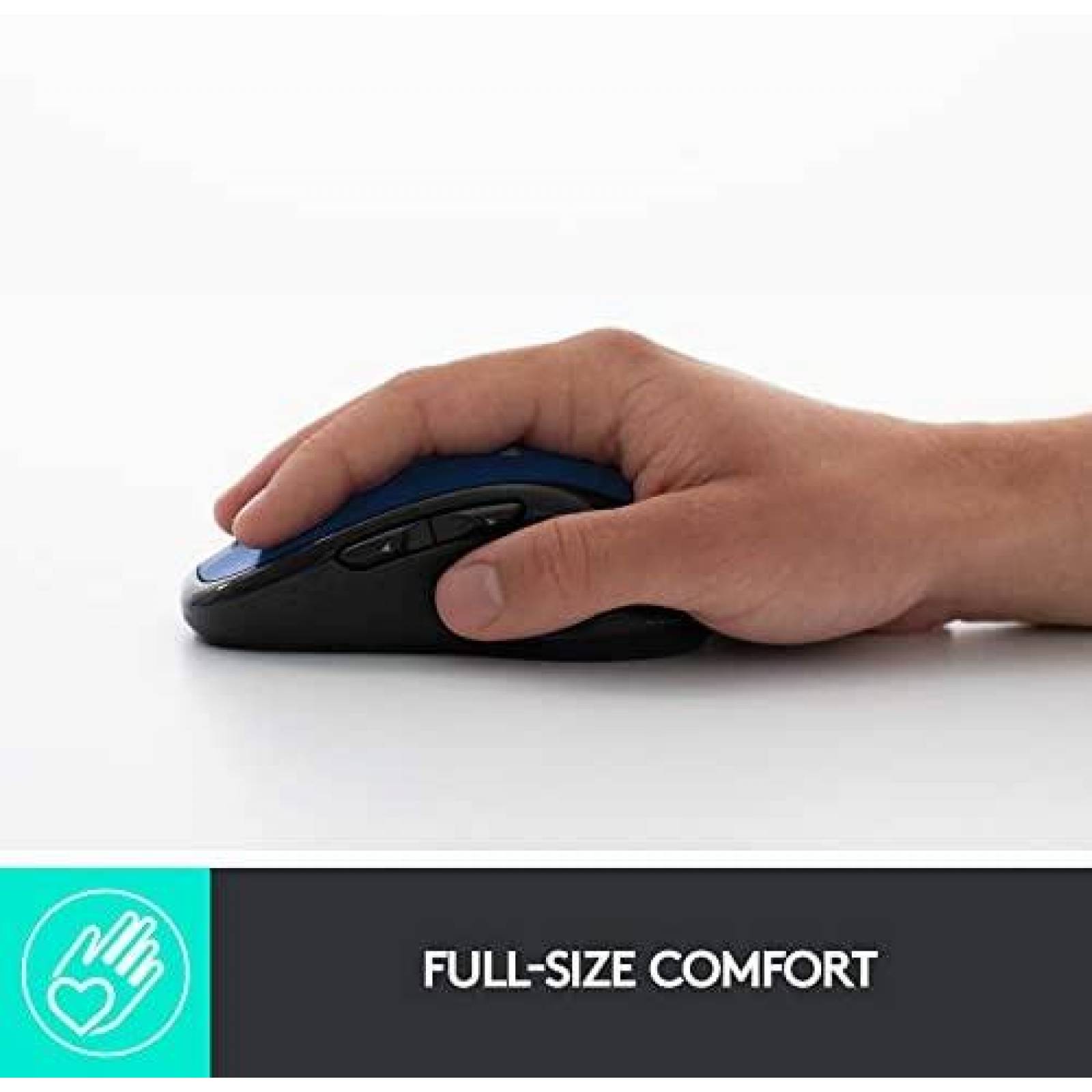 Mouse Logitech M510 Inalambrico con Receptor USB - Azul