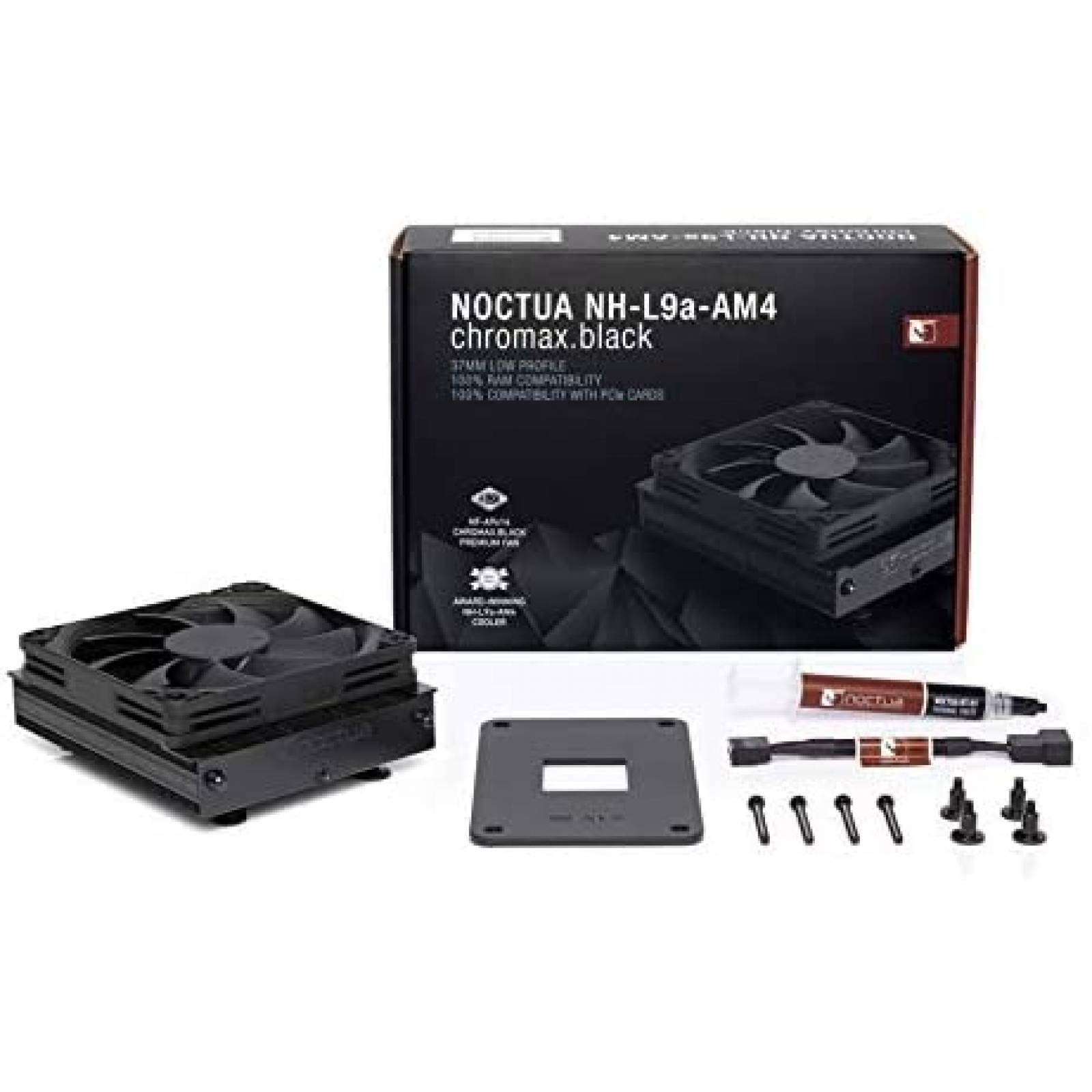 Enfriador de CPU Noctua NH-L9a-AM4 para AMD AM4 -Negro