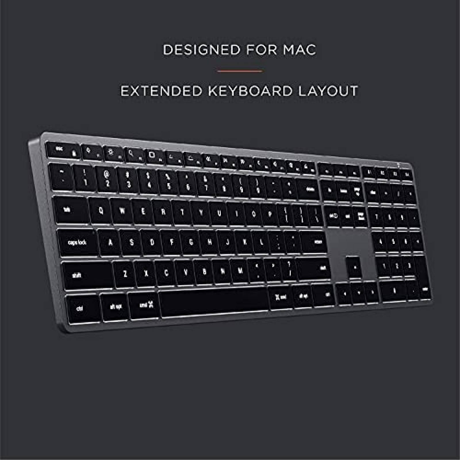 Teclado Satechi Slim X3 Bluetooth para iMac Pro o Air -Gris