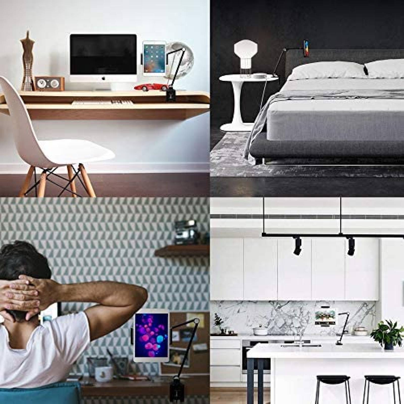 Soporte tablet MagicHold Brazo 12.9" Compatible -Negro