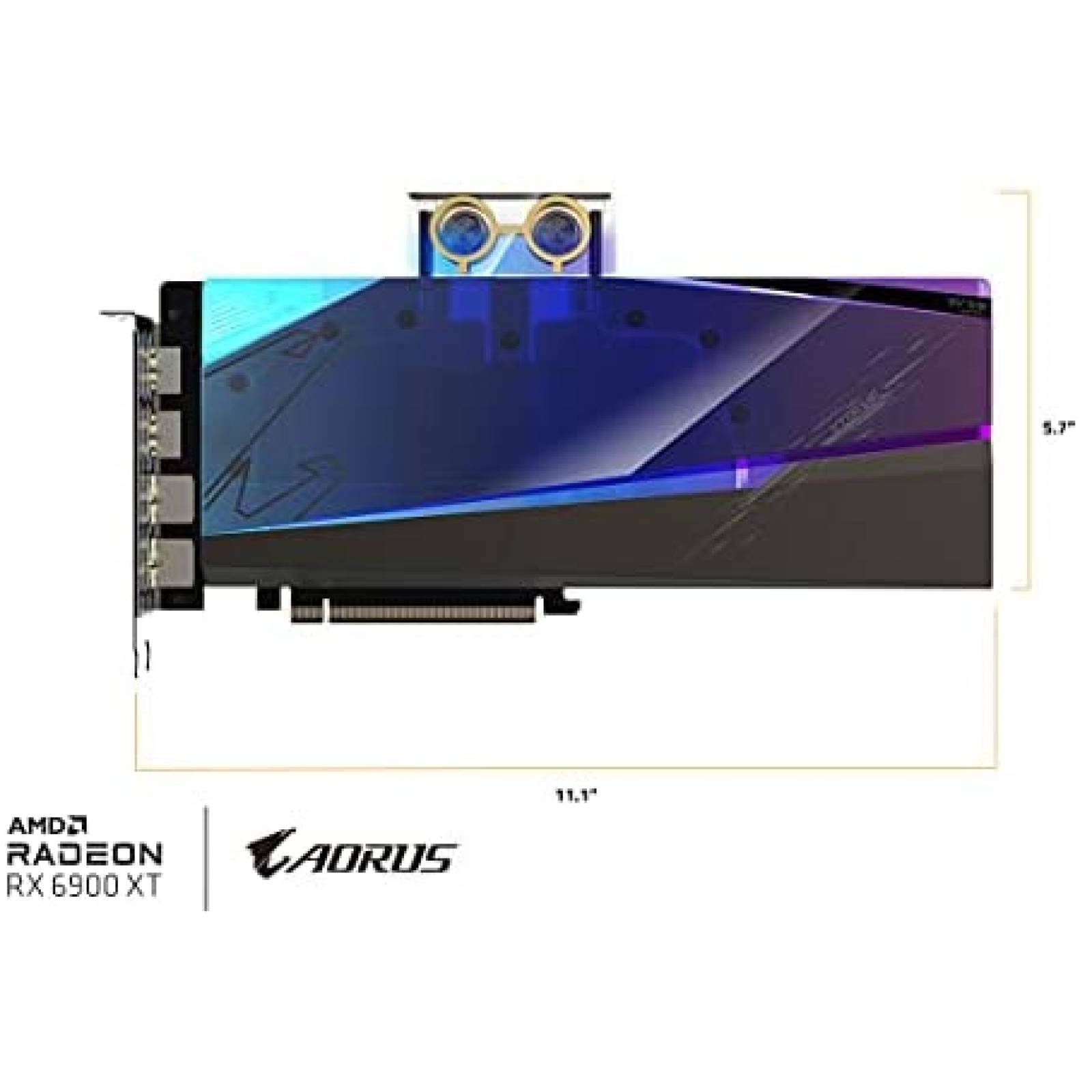 Tarjeta Grafica GIGABYTE AORUS Radeon RX 6900 16GB -Azul
