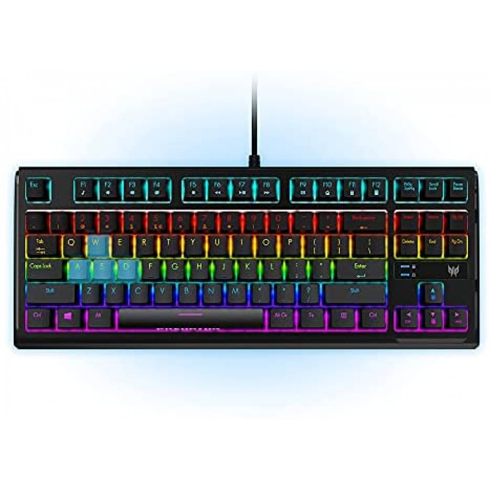 Teclado Gamer Acer Predator Aethon 301 TKL Teclas LED