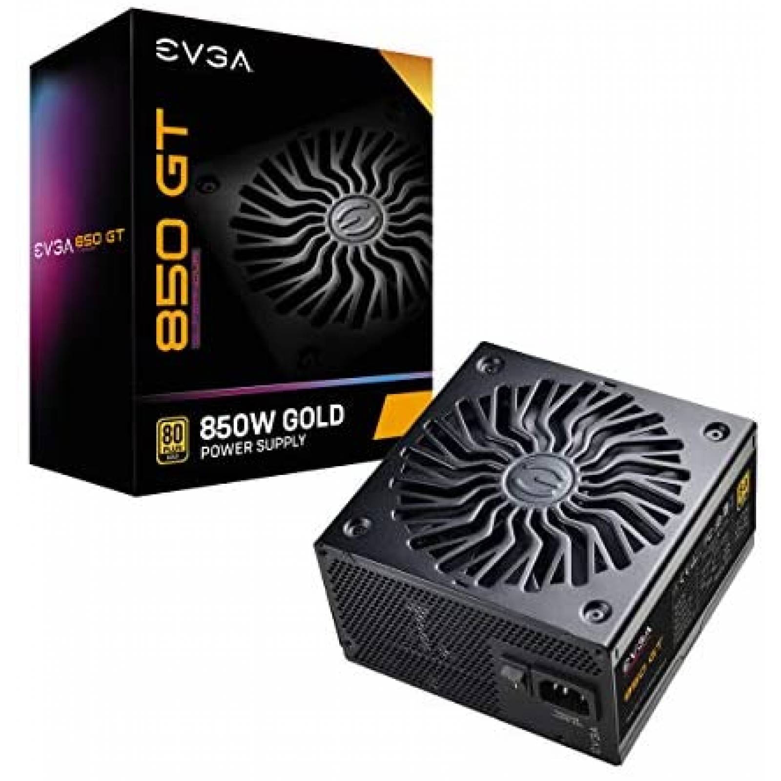 Alimentador EVGA Supernova 850 GT de 850W de 150mm -Negro