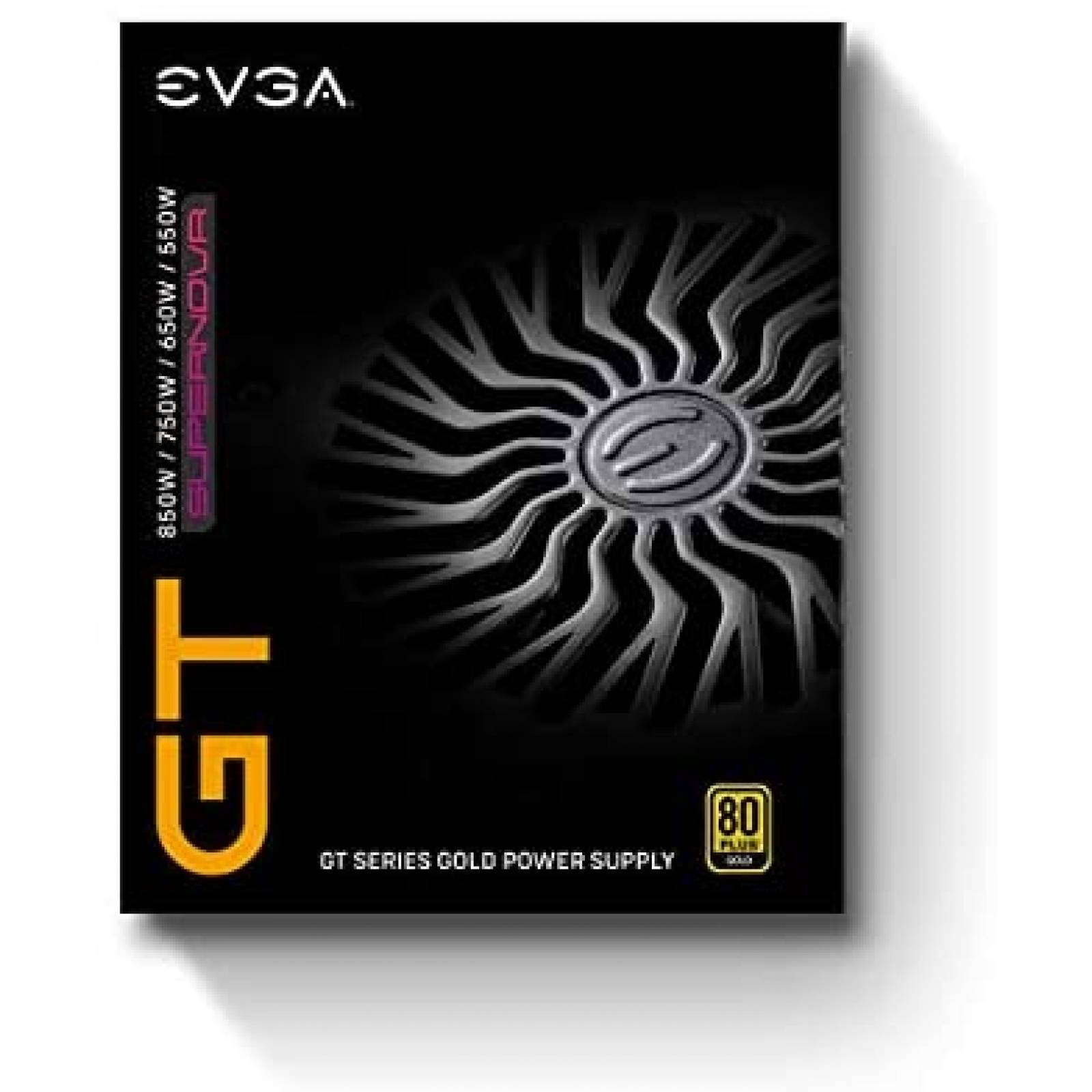Alimentador EVGA Supernova 850 GT de 850W de 150mm -Negro