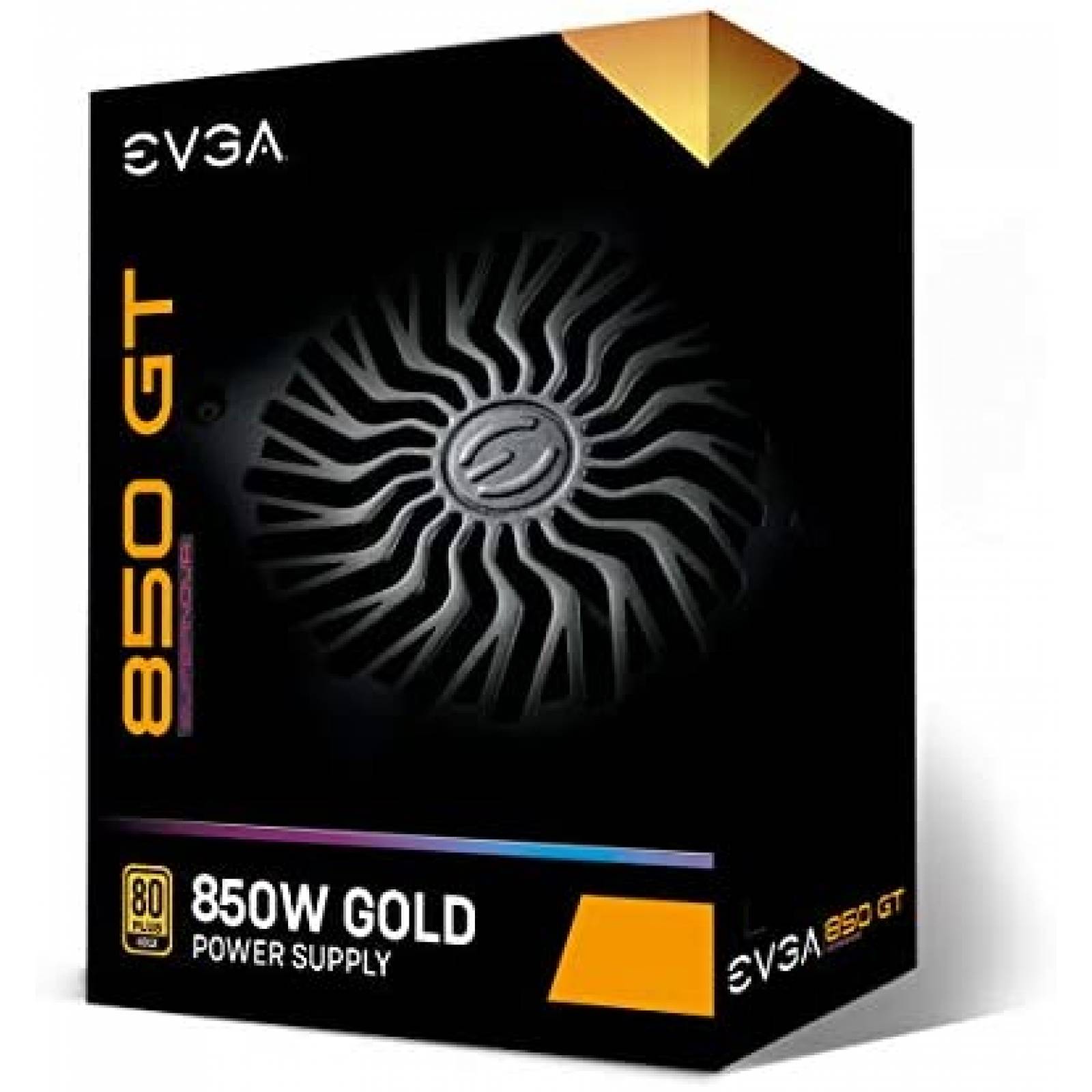 Alimentador EVGA Supernova 850 GT de 850W de 150mm -Negro