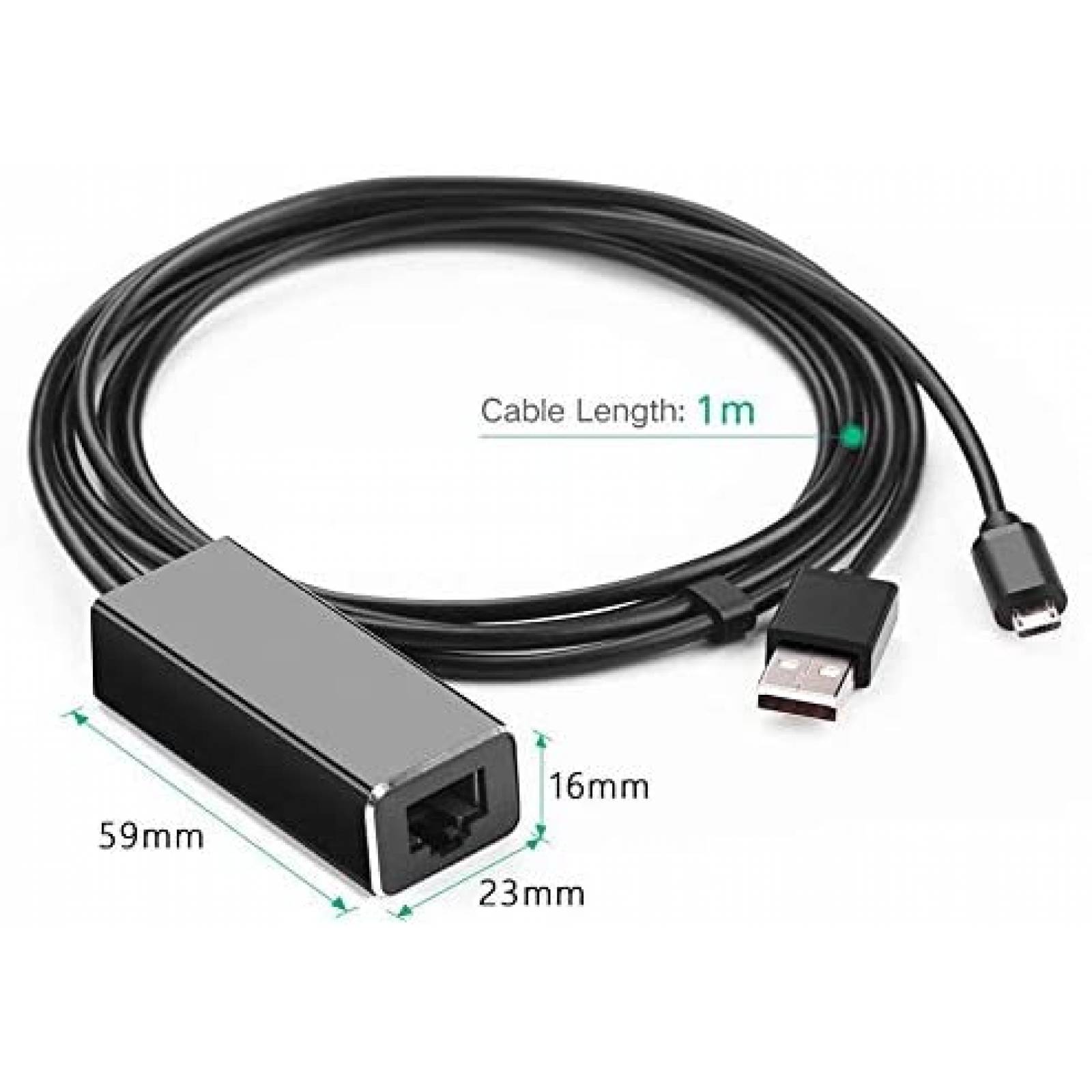 Adaptador Ethernet weixinke para Fire TV Stick 100Mbps