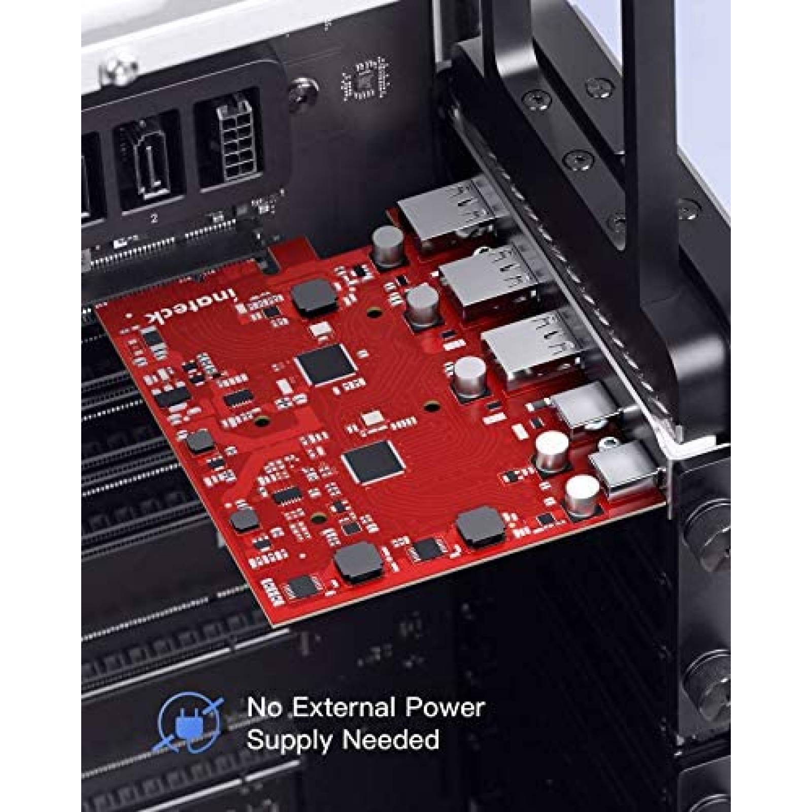 Tarjeta PCIe a USB 3.2 Gen 2 Inateck Inateck RedComets U21