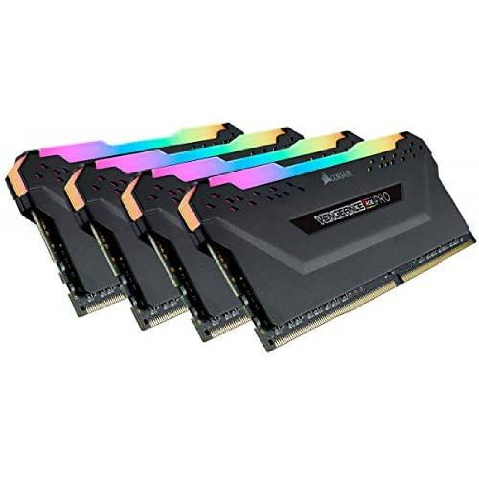 Memoria Corsair Vengeance RGB Pro 128GB DDR4 3200 C16 -Negro