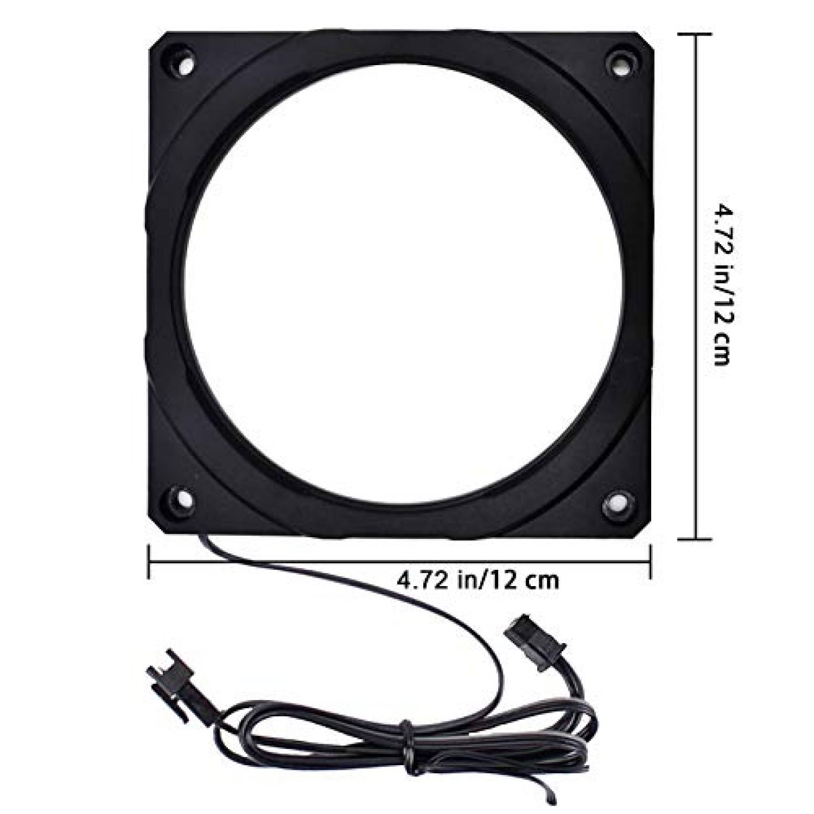 Abanico para PC Airgoo WS2812B 120mm 3 Piezas -Negro