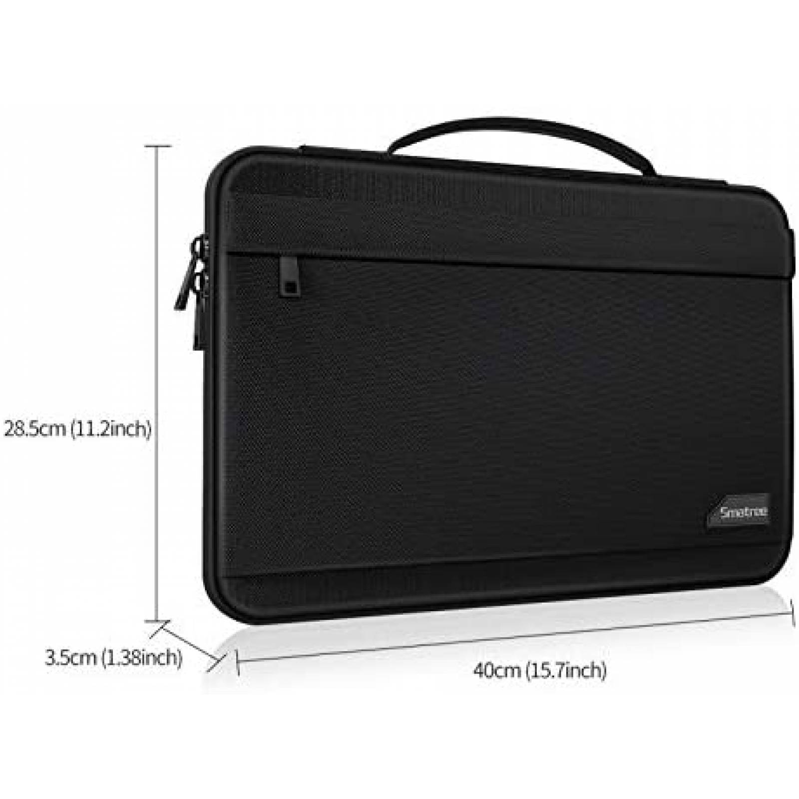 Bolsa para computadora Smatree de 15.6" de manga dura -Negro