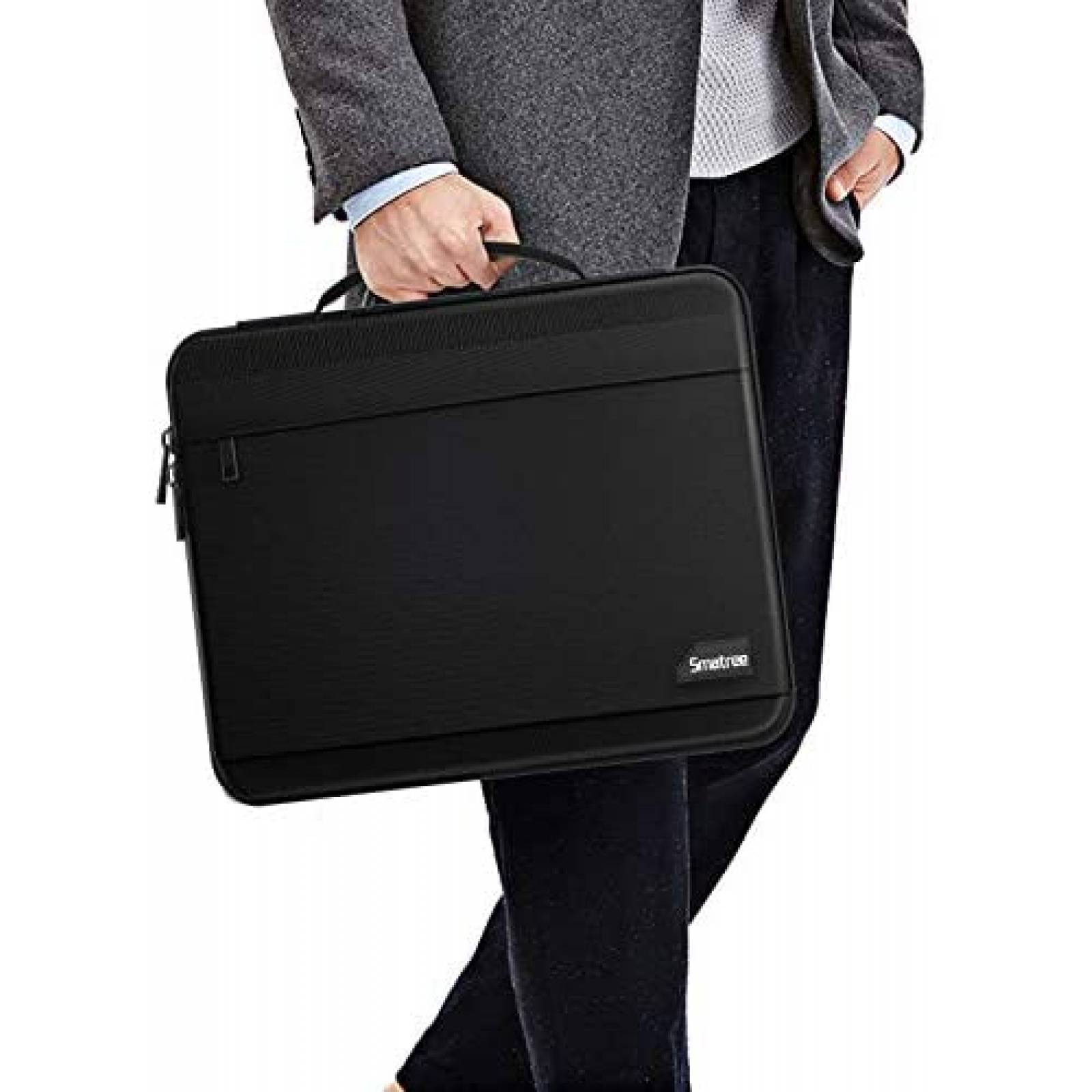 Bolsa para computadora Smatree de 15.6" de manga dura -Negro