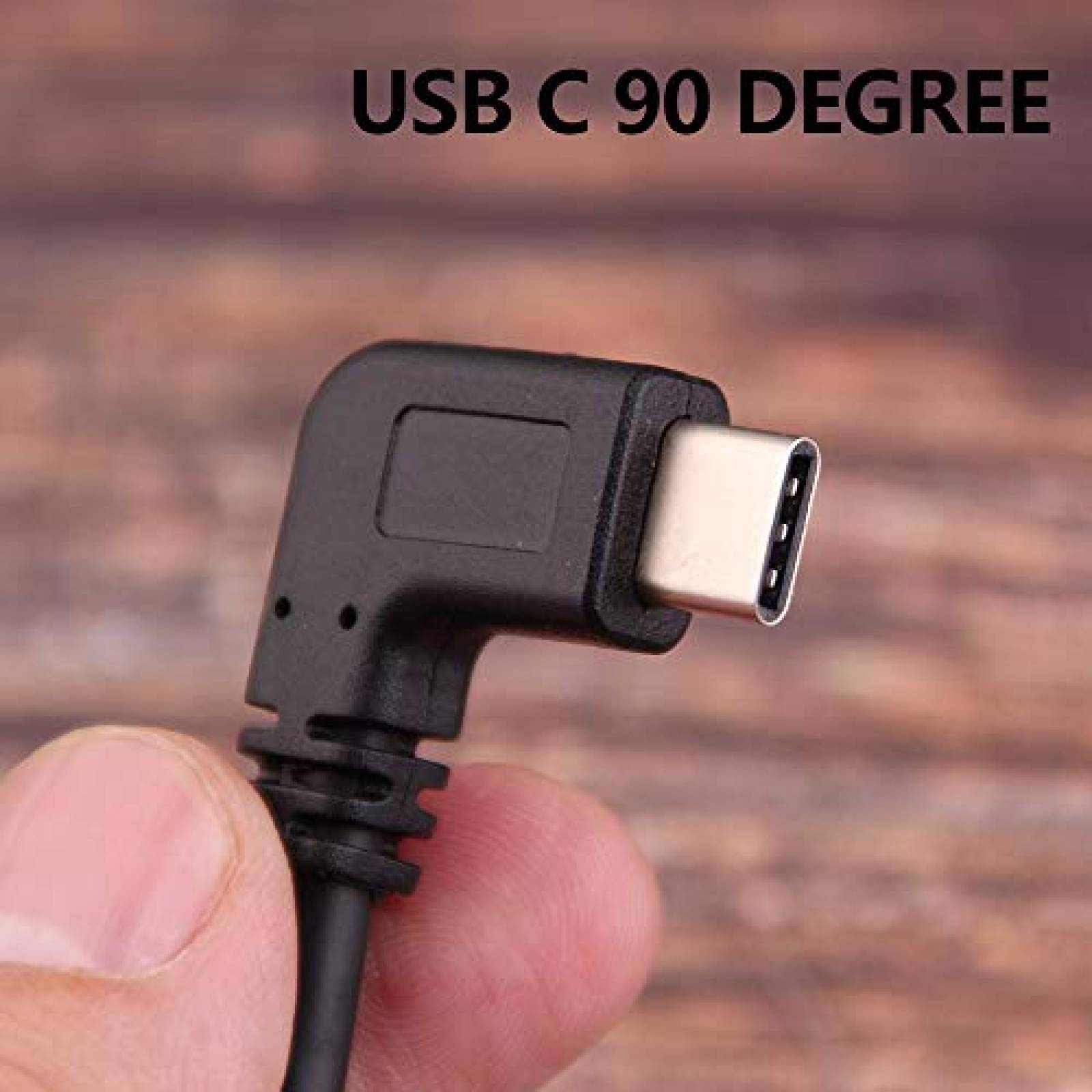 Cable de angulo recto USB 3.0 Oxsubor paquete de 2 -Negro