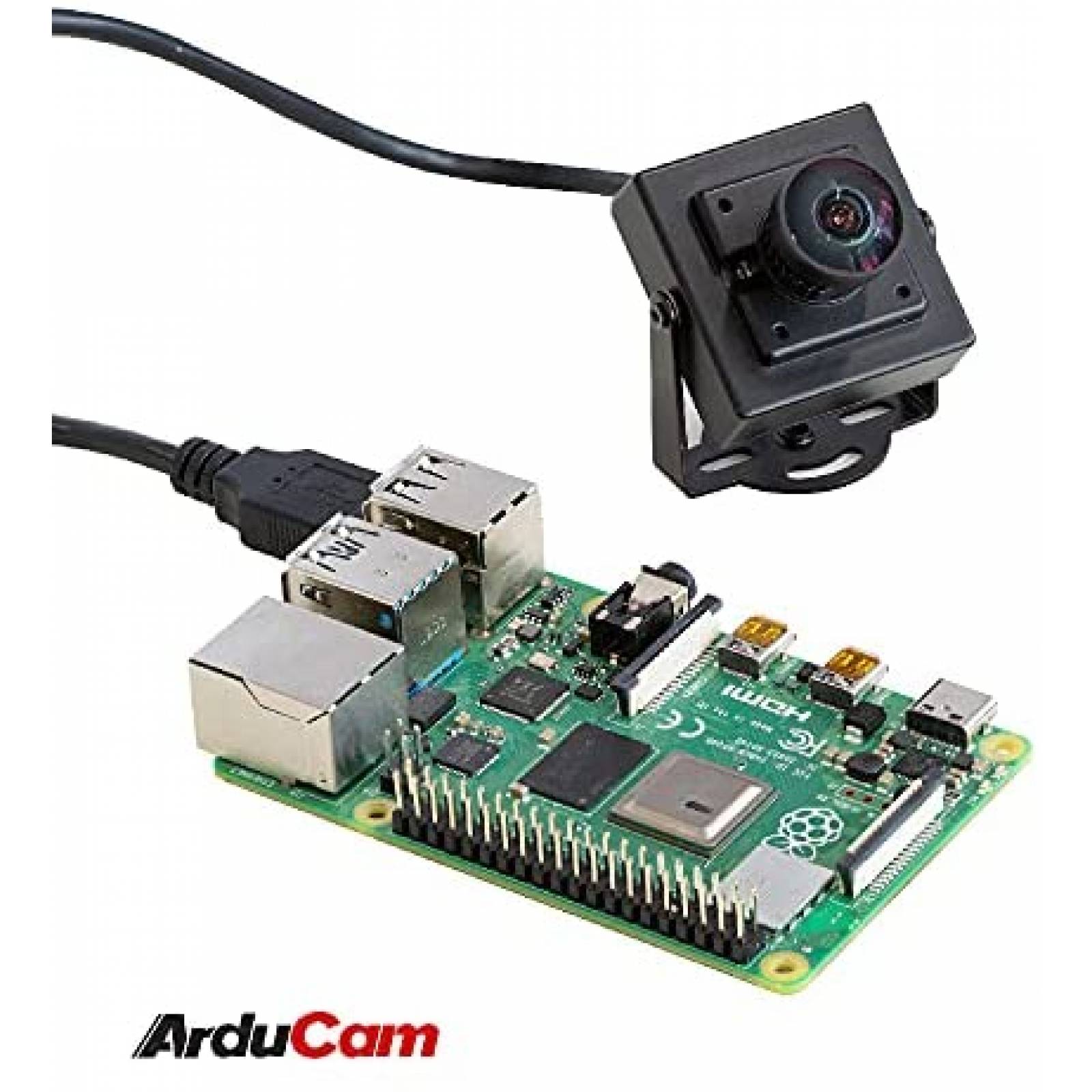 Camara Arducam Fisheye USB 1080P 2MP Arduino -Negro