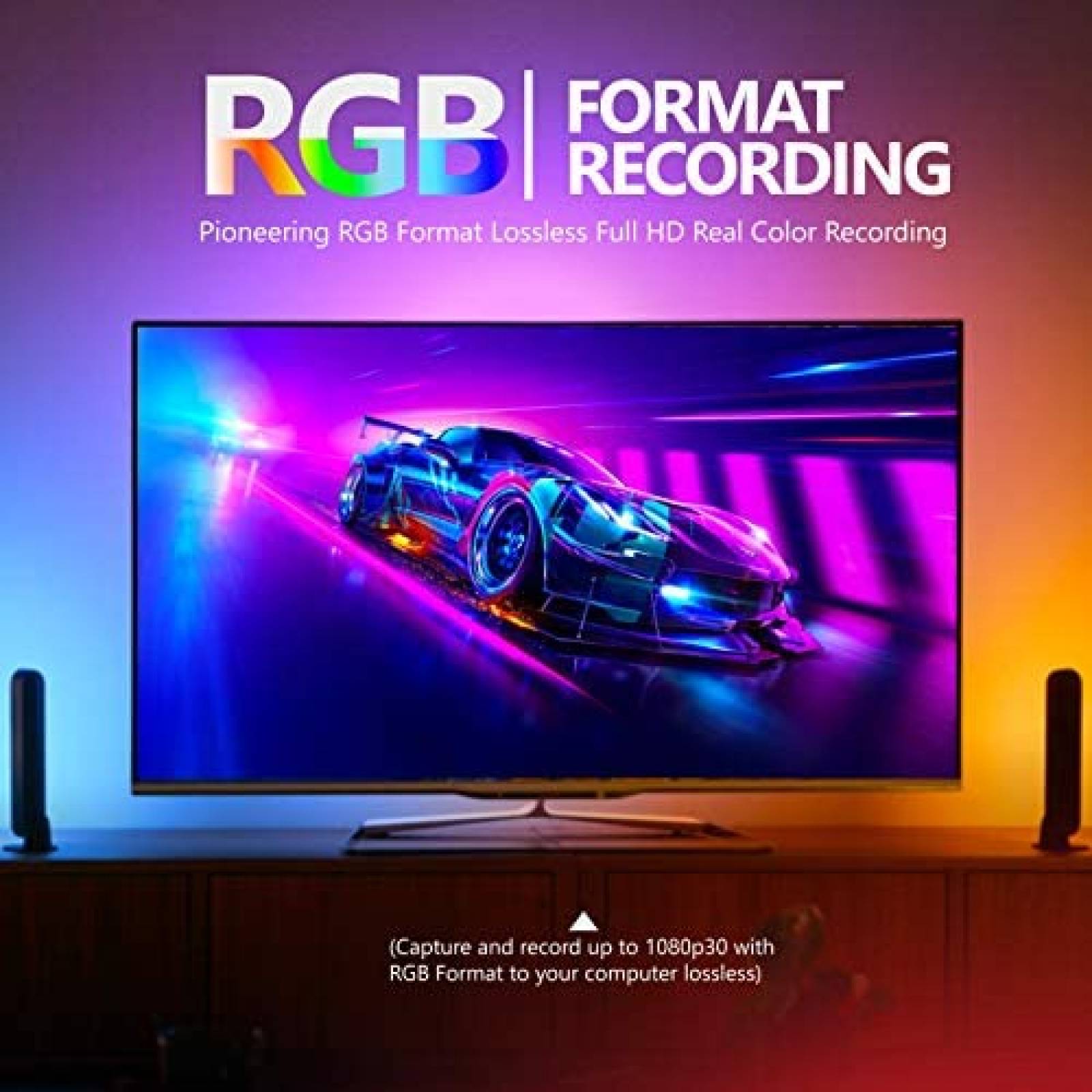 Capturadora de Video UCEC GAM USB Ultra 4K60 240FPS -Negro