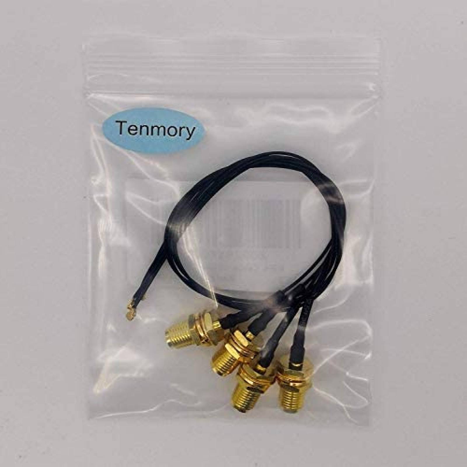 Conector Ipex Tenmory U.FL-SMA WiFi Antena 10" 4 unidades