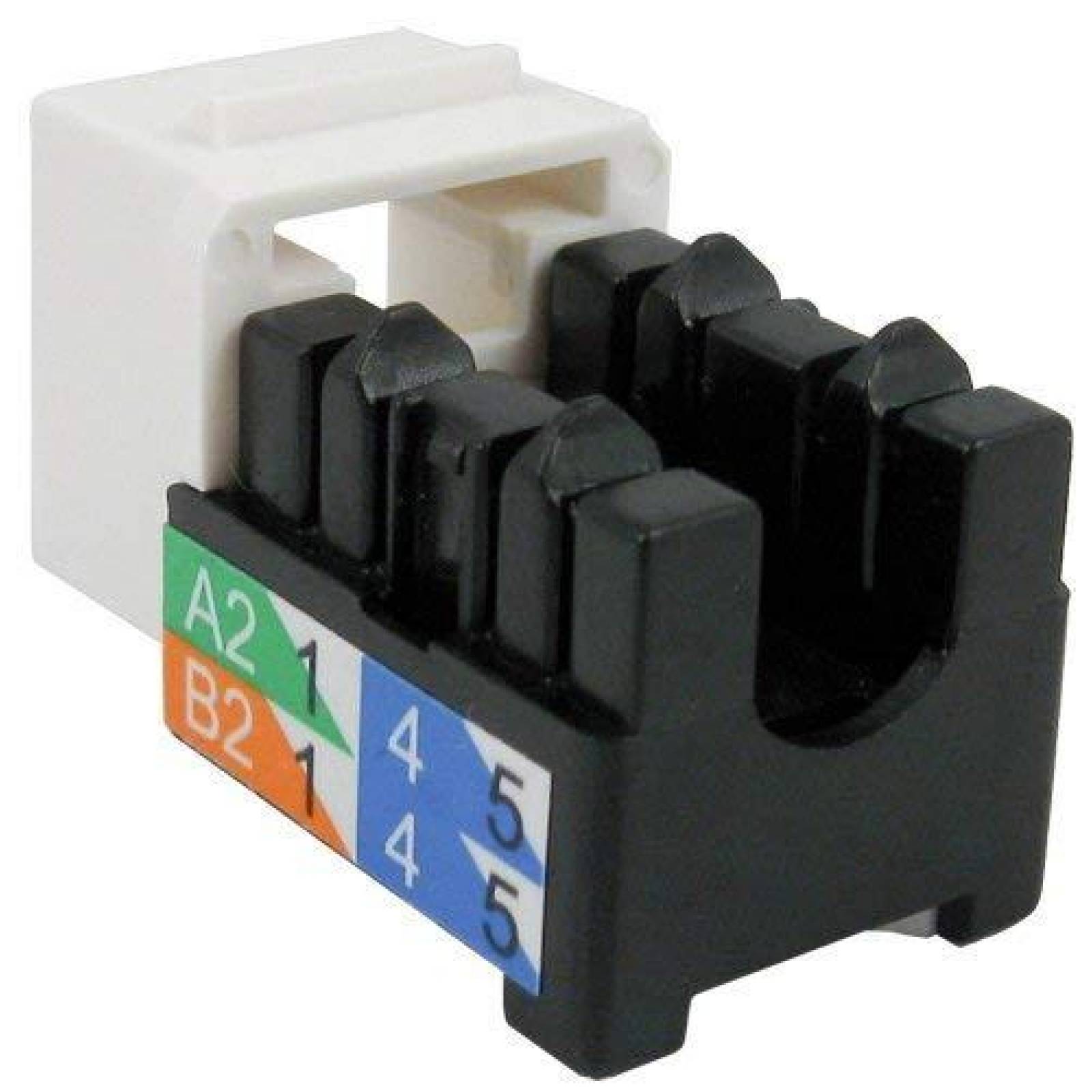 Conector Vertical Cable CAT6 RJ45 Serie V-Max Paquete de 50