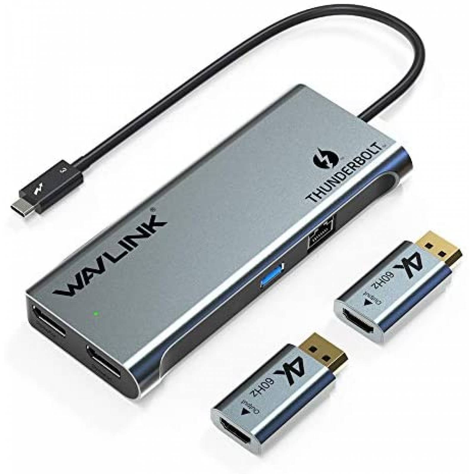Estacion de acoplamiento WAVLINK Thunderbolt 3 Dual 4K