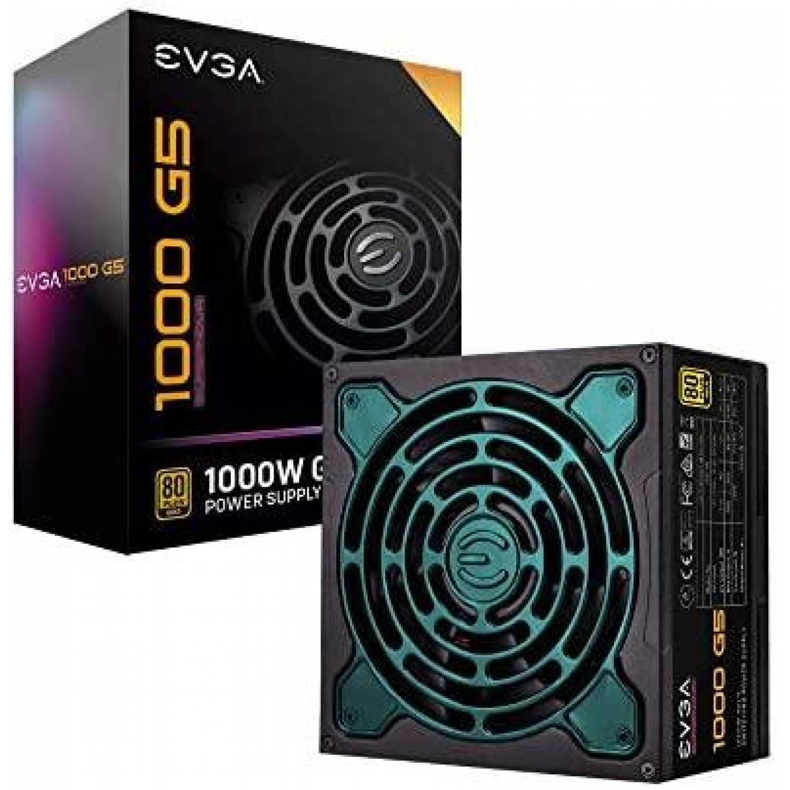Fuente de Alimentacion EVGA 1000 G5 1000W 150mm -Negro