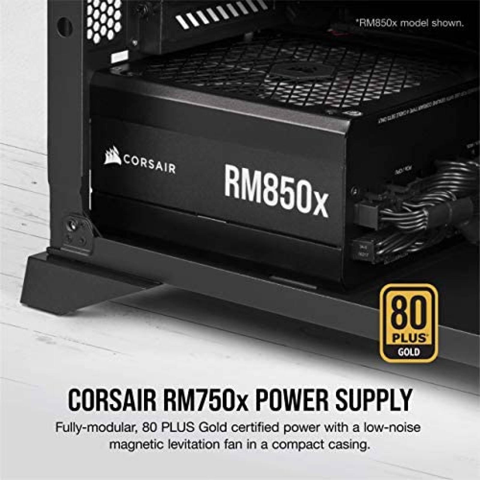 Fuente de energia para PC Corsair RM750x 750 W -Negro