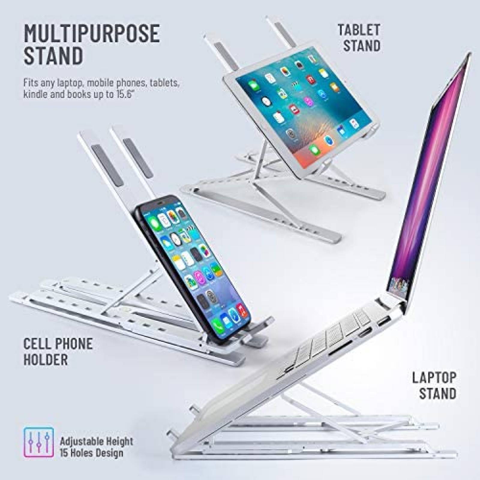 Soporte HOMELUX THEORY Para Laptops De 15.6'' -Negro