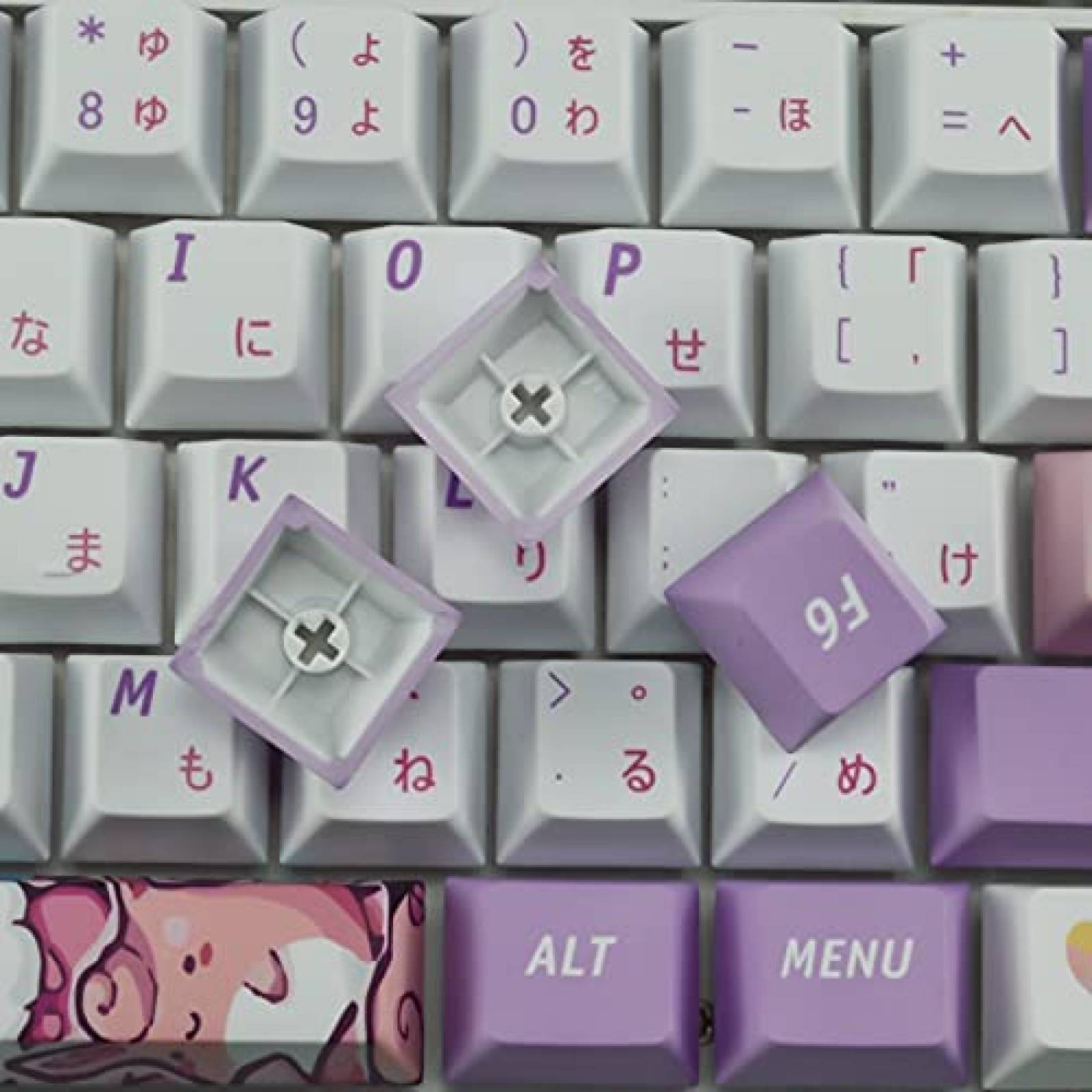 Teclas IJKT 128 Pzs Para Teclado Mecanico Estandar ANSI/ISO